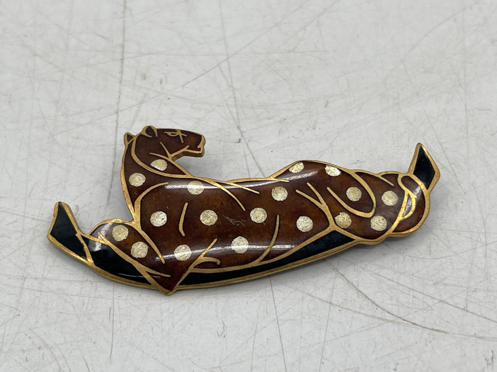 Vintage LEOPARD Brooch See Pictures