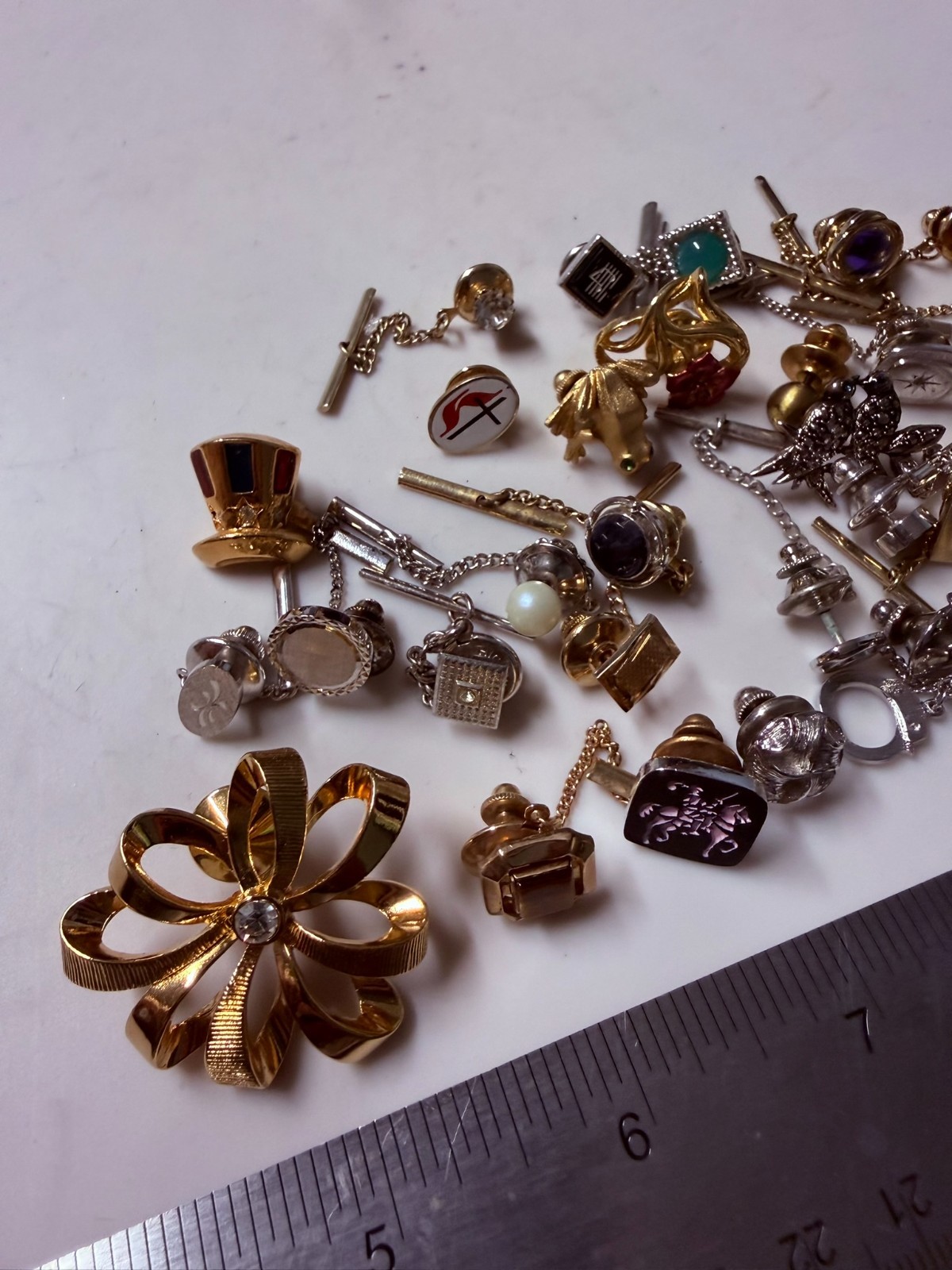 Collection Lot Amazing Variety Vintage + Modern Tie Tacks #Decoration – V15