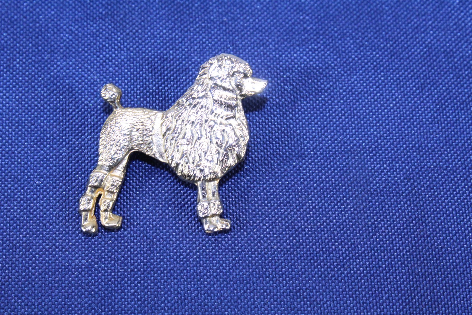 Poodle Pin Gold-tone Alloy 1 1/4″ x 1 1/4″ Vintage
