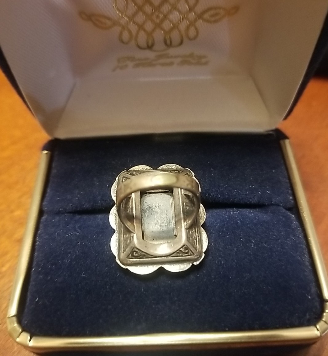 Antique Victorian Mourning Ring, Size 3, Black Onyx Marcasite And Silver