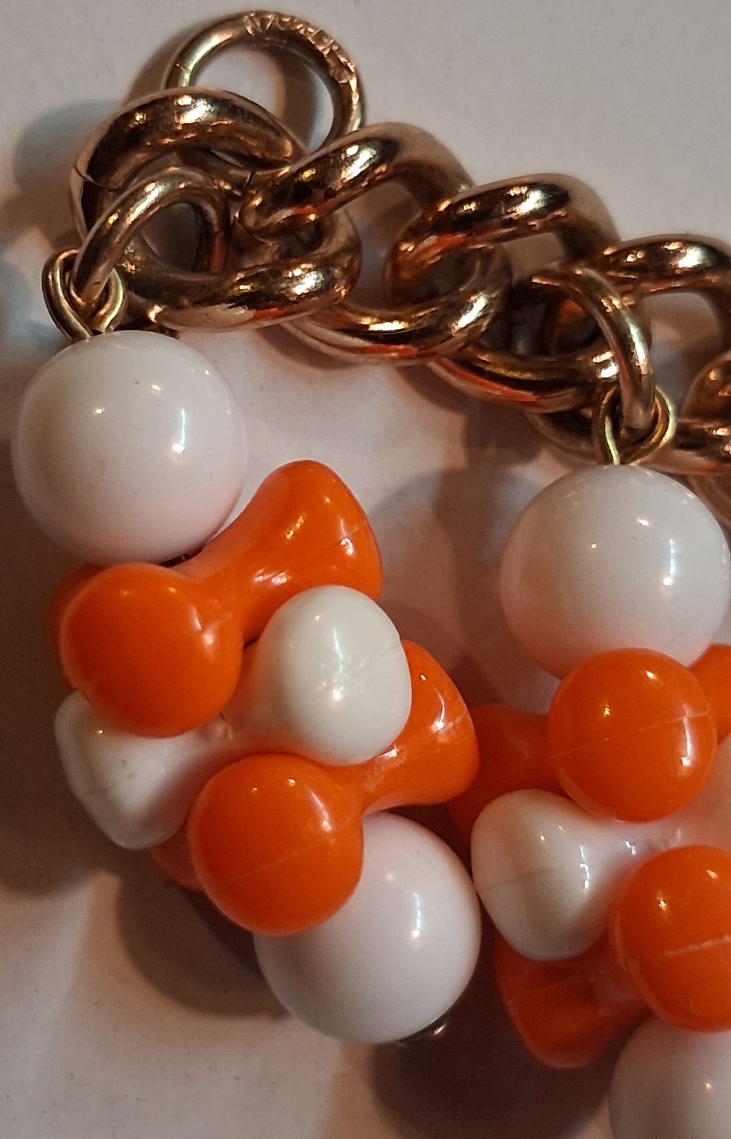 VTG Signed NAPIER Lantern Cluster Bracelet 1950s Eugene Bertolli Book Piece