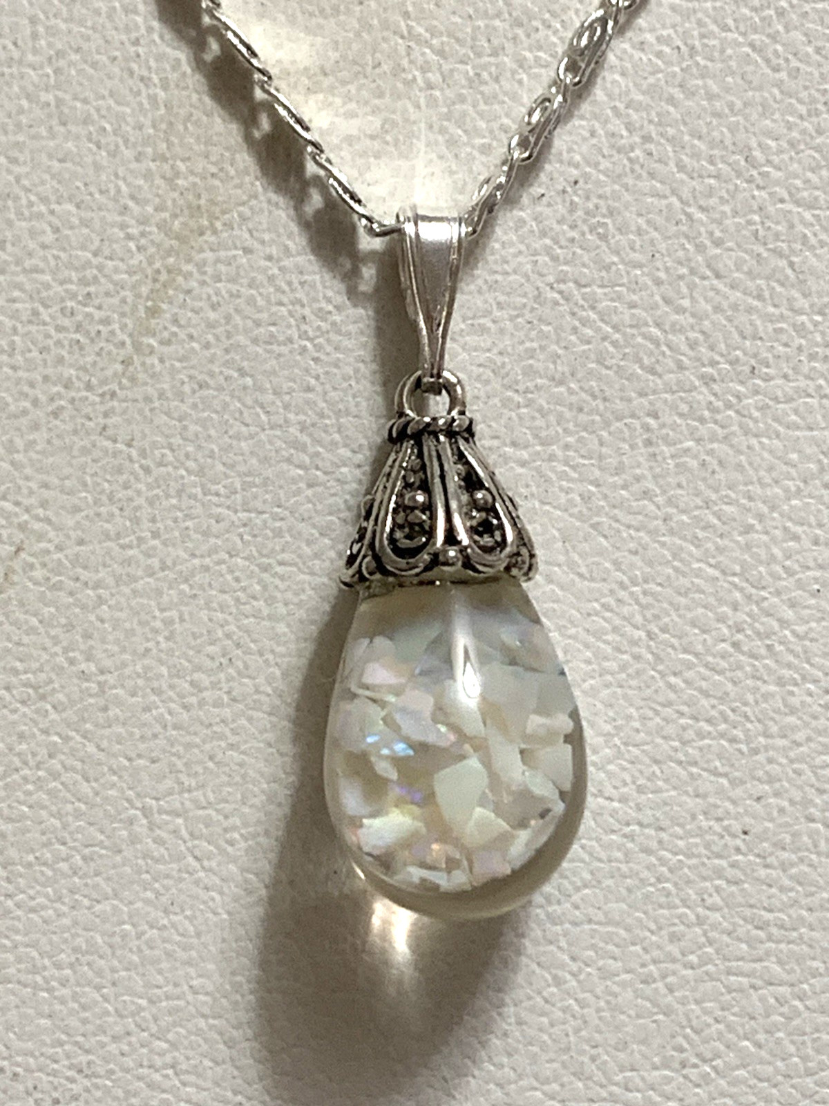 HOLIDAY SALE* ANTIQUE COLOSSAL 21MM FLOATING OPAL NECKLACE STYLE#1A-Sterling