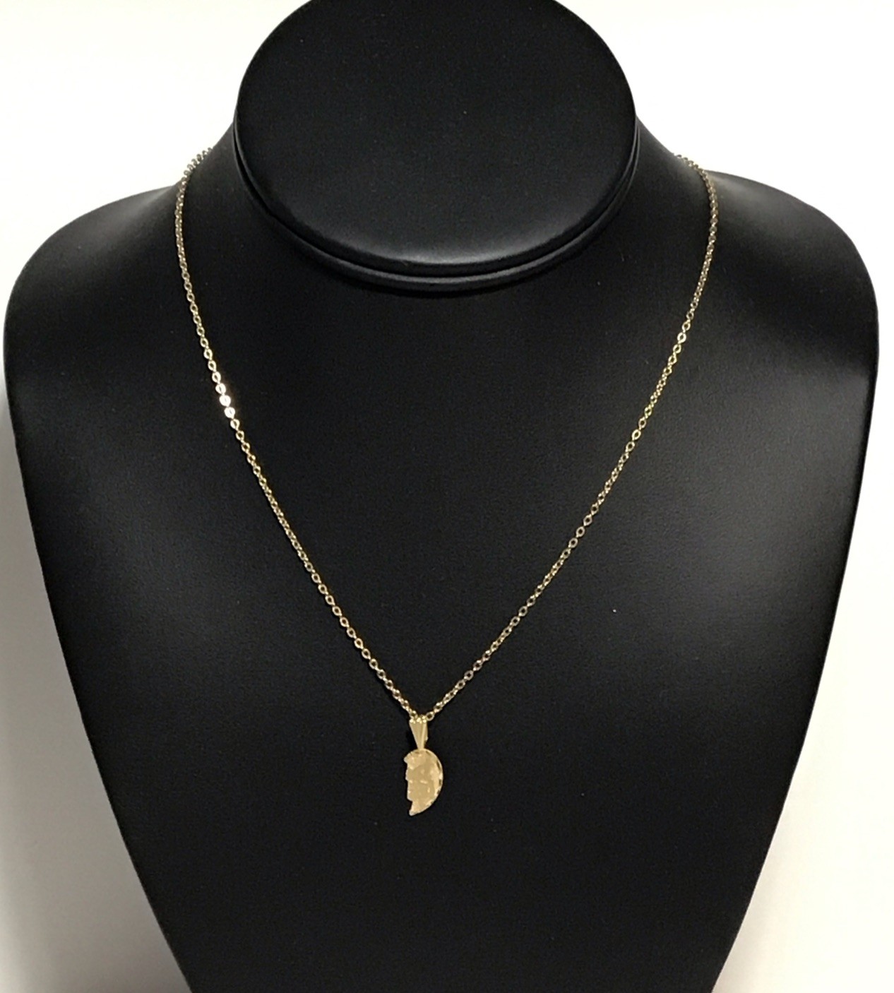 Michael Anthony 14K Gold Best Friend Pendant Right Side Only