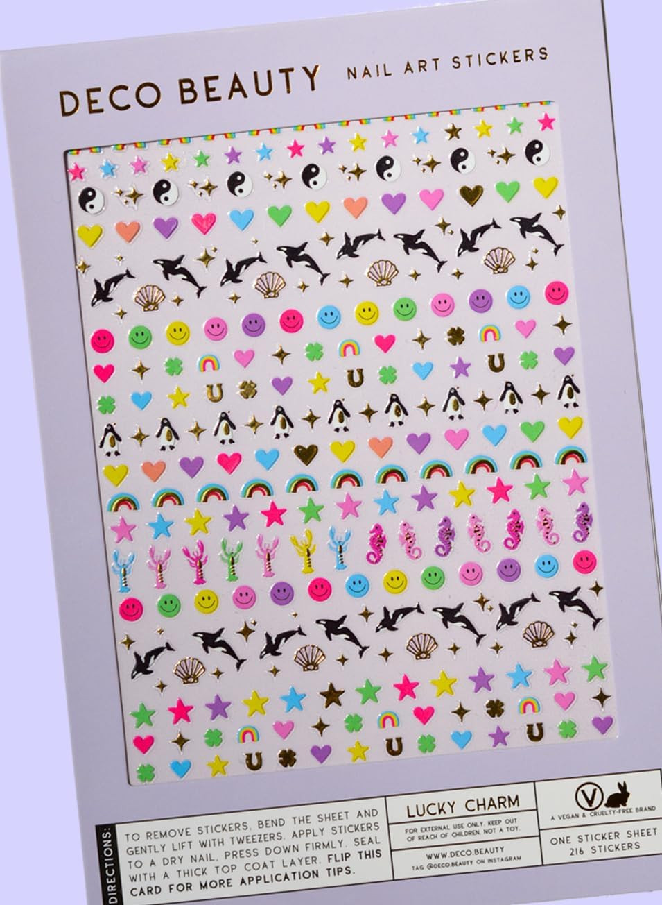Lucky Charm – Super Thin & Easy-To-Apply Nail Art with the Cutest Designs – Dura