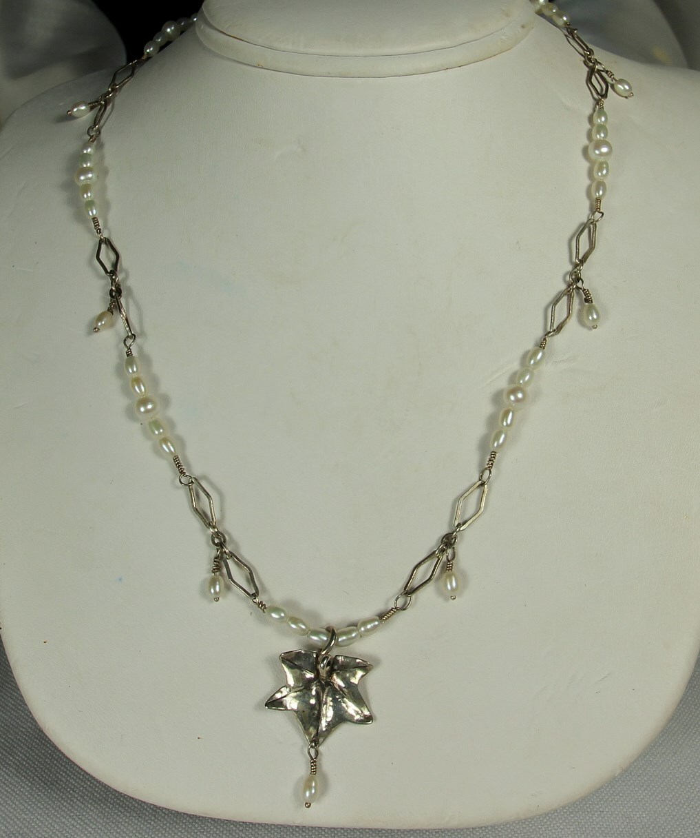Vintage STERLING Mixed Jewelry Lot Silver Filigree Pearls Garnets Art Deco 97.4g