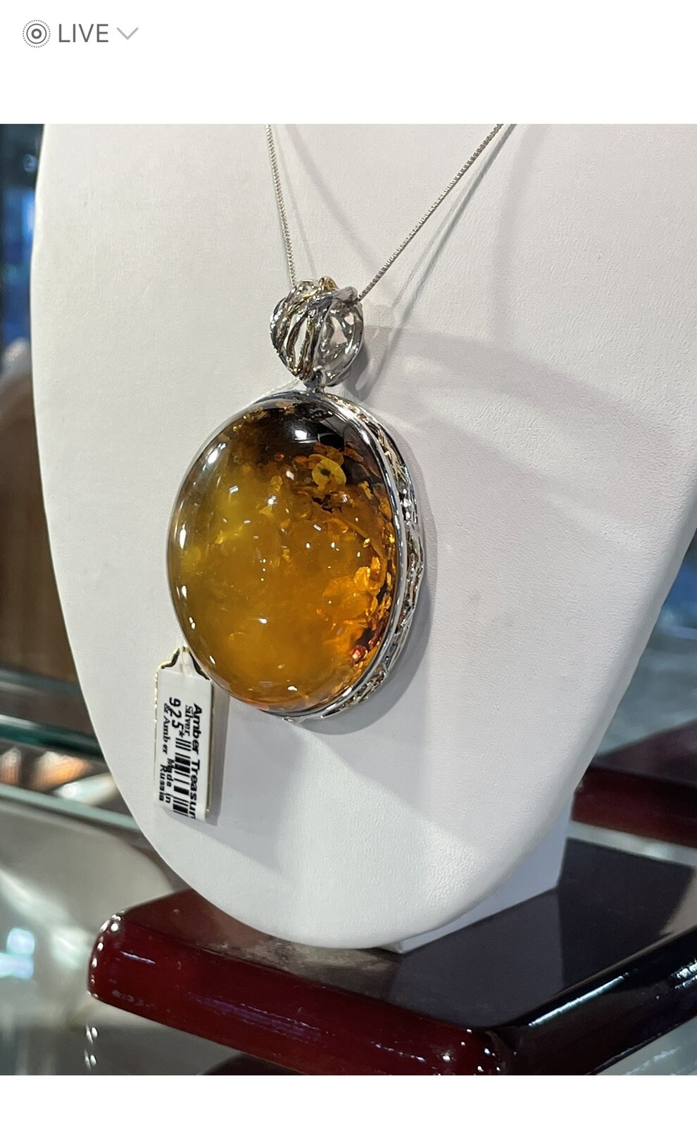 Natural Genuine Russian Baltic Vintage Amber Necklace Egg Yolk Butterscotch 老琥珀