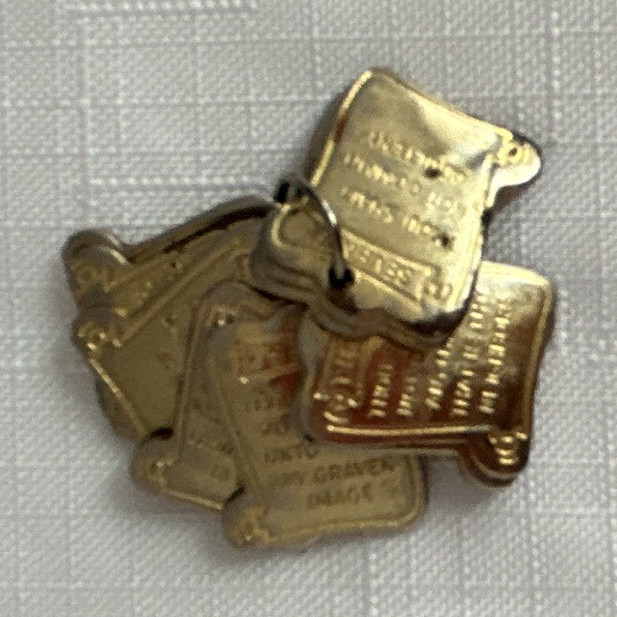 Vintage Gold Tone Metal Charm Lot, No Stone, Jewelry Charms & Pendants