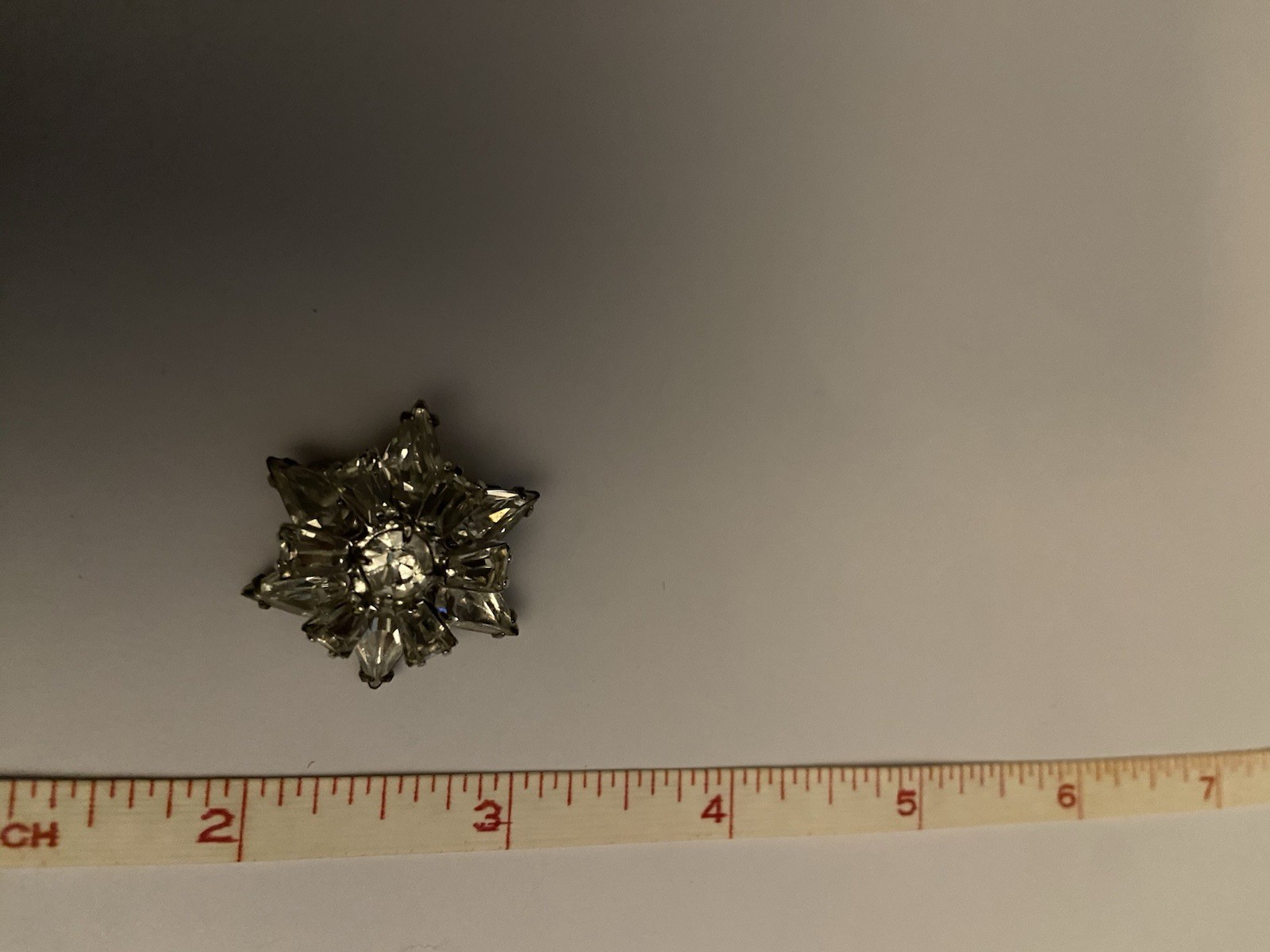 Rhinestone Pins And Bracelet Lot: Yes And No Pins; 5 Pieces Total