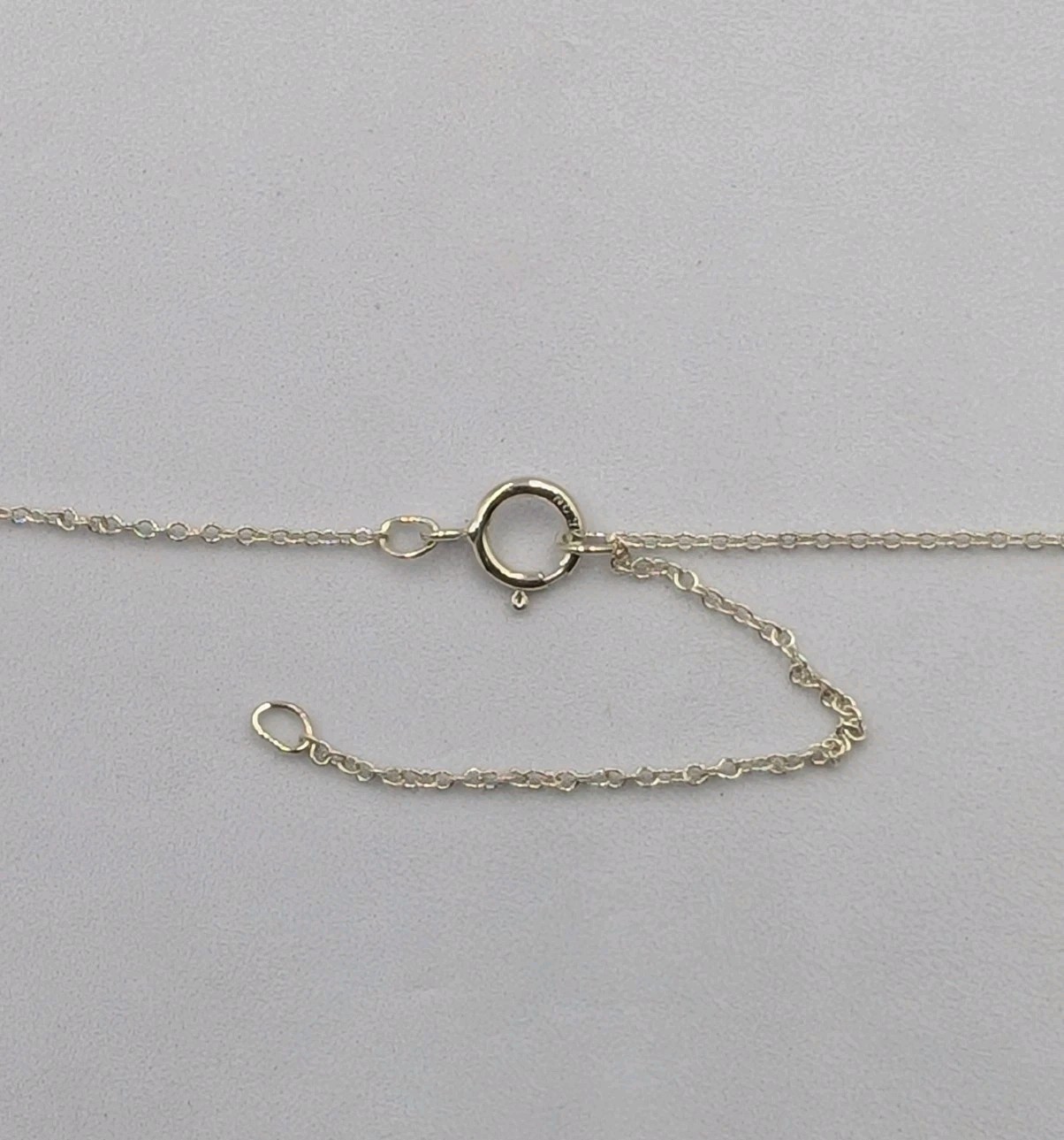 Vtg Sadye L Vassil 925 Sterling Silver 3 Gemstone Bar Pendant 16-18″ Necklace