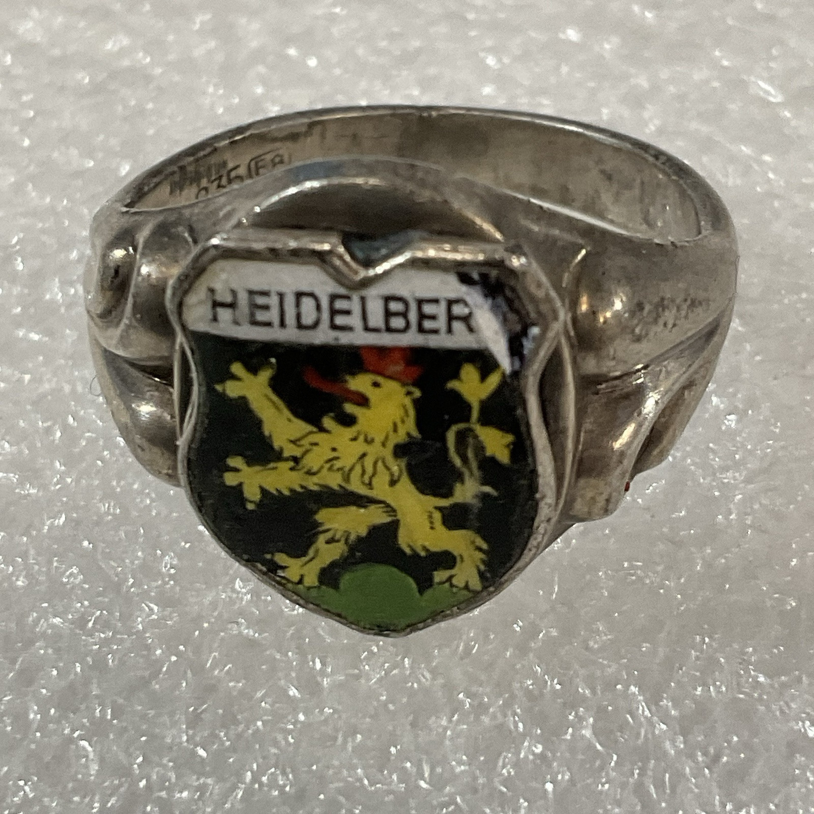 Heidelberg Germany 835 Silver Ring US Size 6 Worn GnuFashion