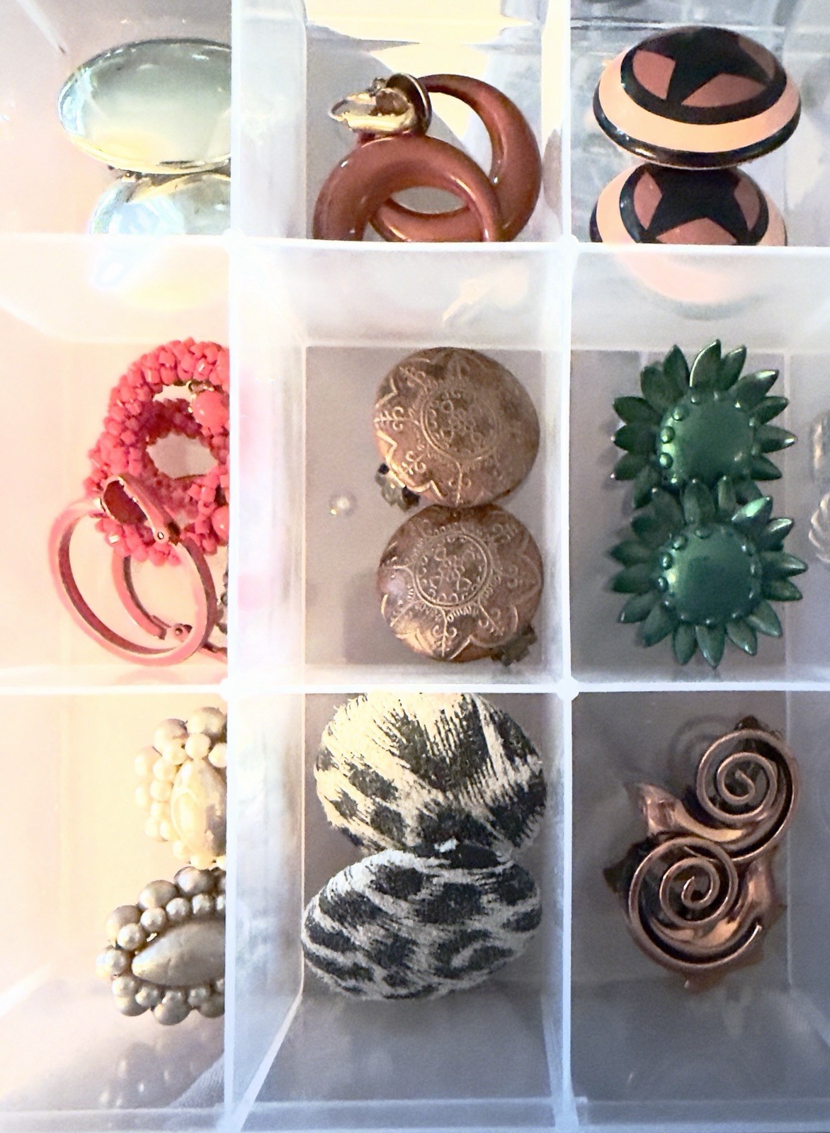 Vintage Earrings Lot Mid-1900s