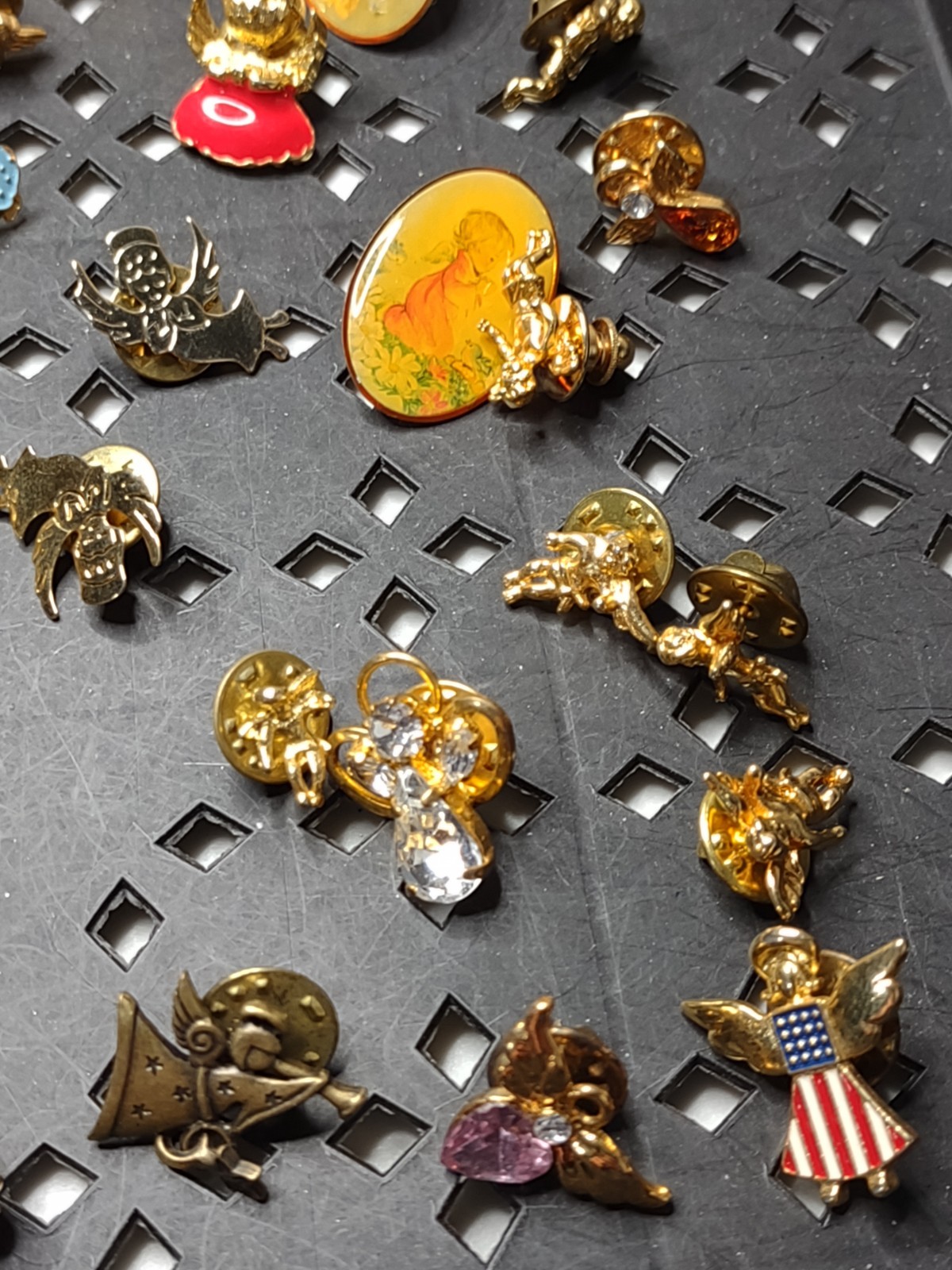 Lot Of Angel / Cherub Themed Pins Angel Pin Lot FTPAG