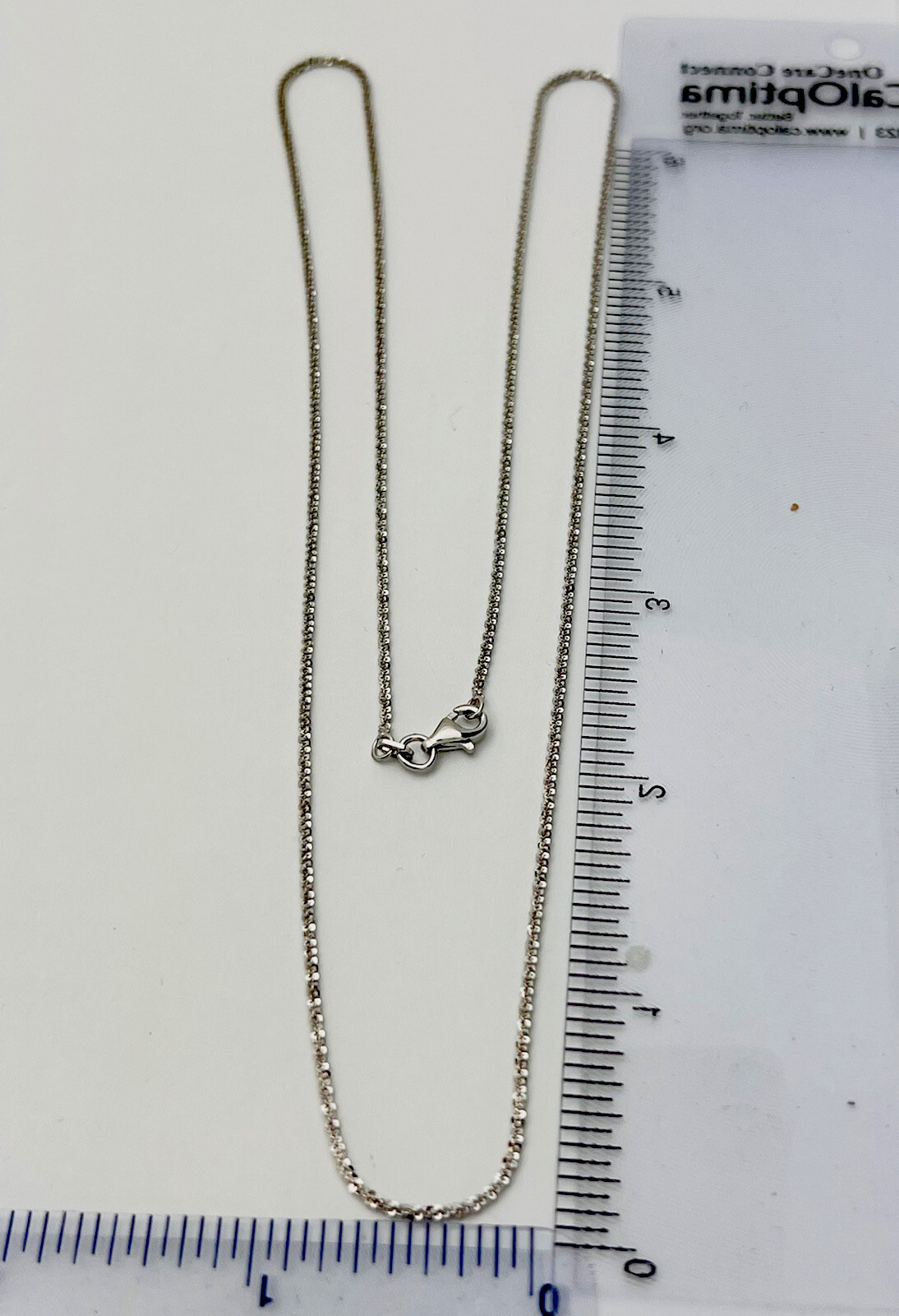 DaneCraft Tarnish Free 925 Italian Sterling Silver Foxtail Necklace 24”
