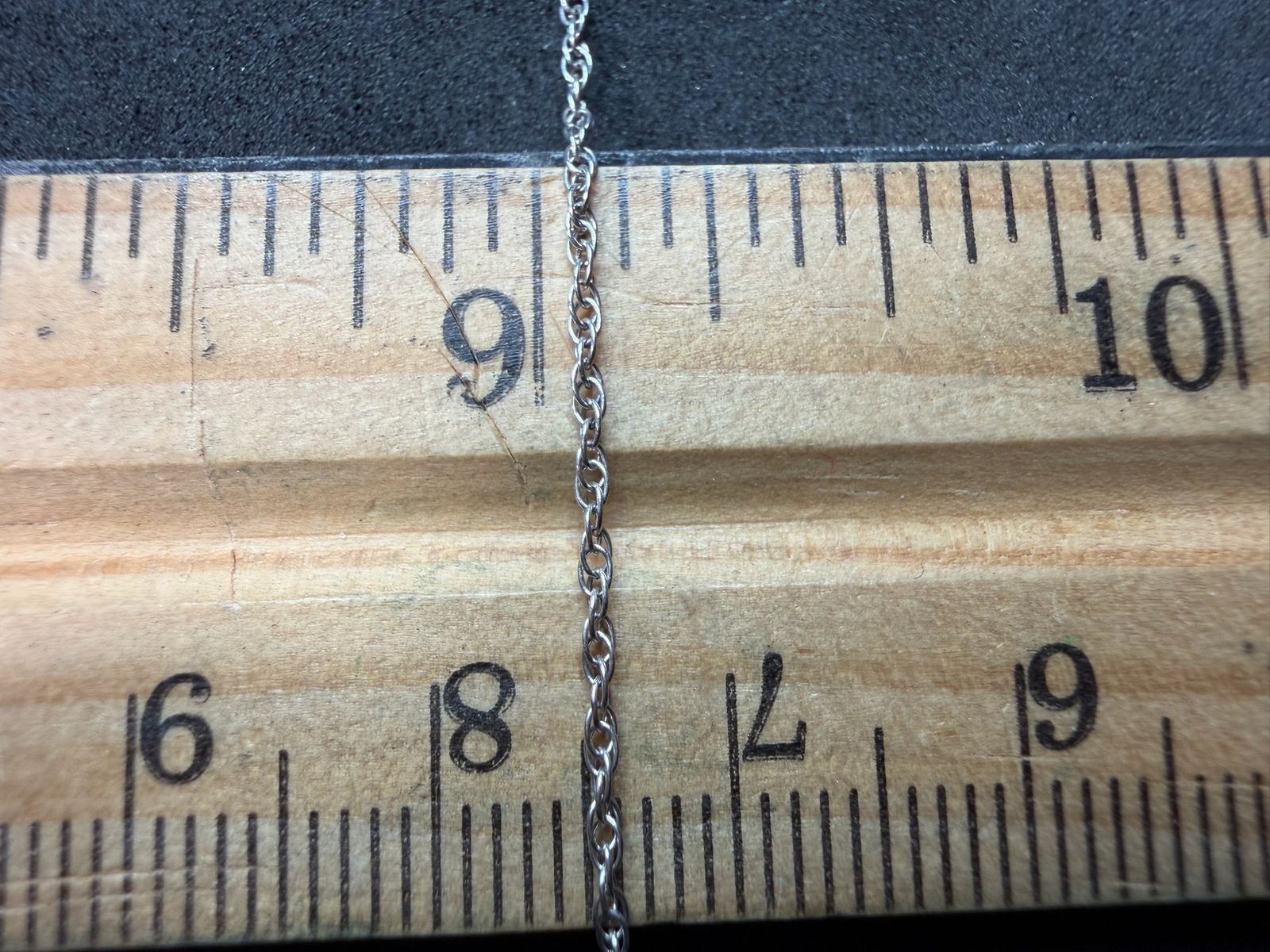 2.36g Vintage Sterling Silver 925 Beaded Ball Chain Pendant Necklace 20 in M