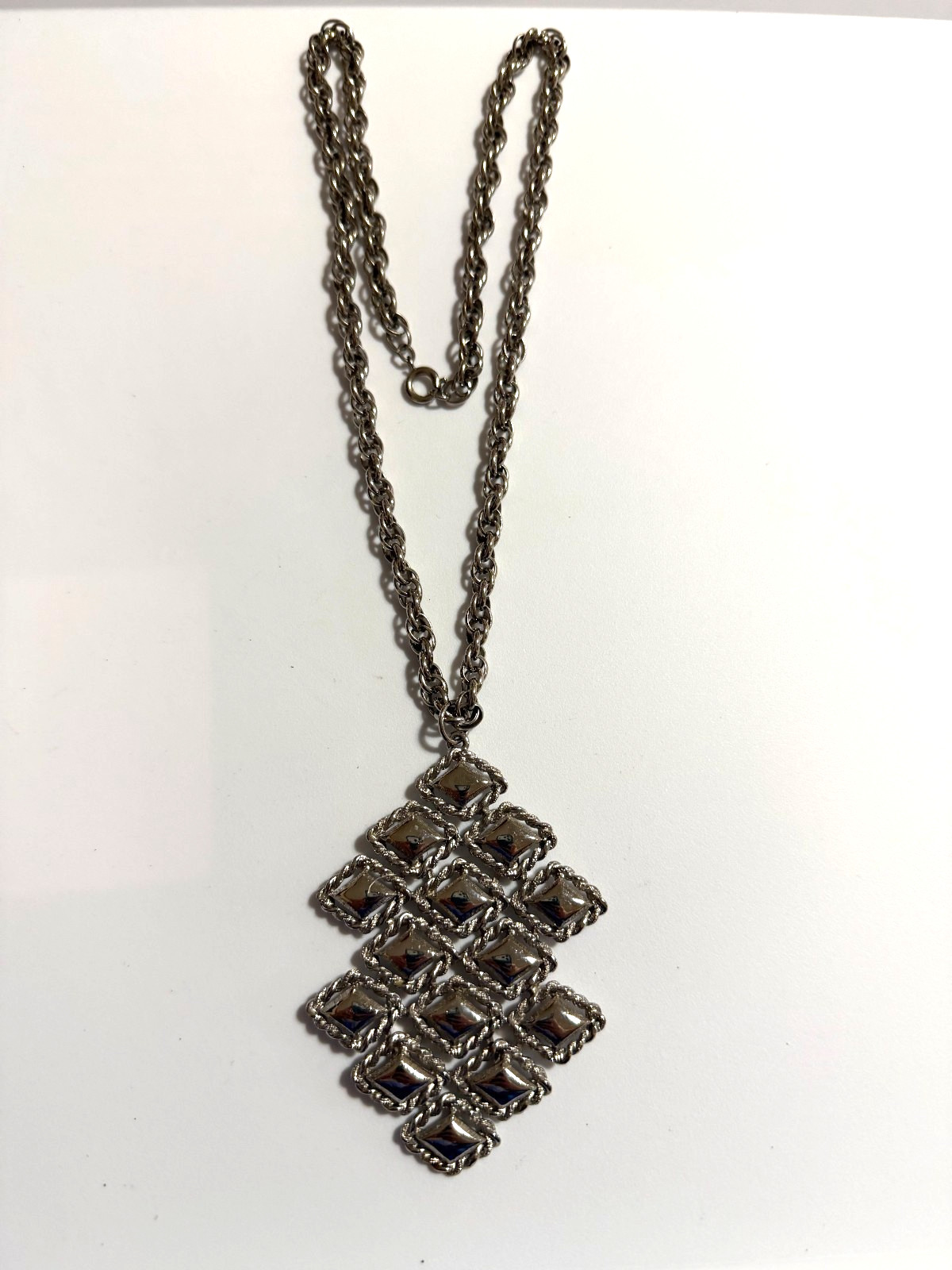 Mixed Metal Vintage Costume Necklace Lot Grunge Goth Retro Chain Spheres Pendant