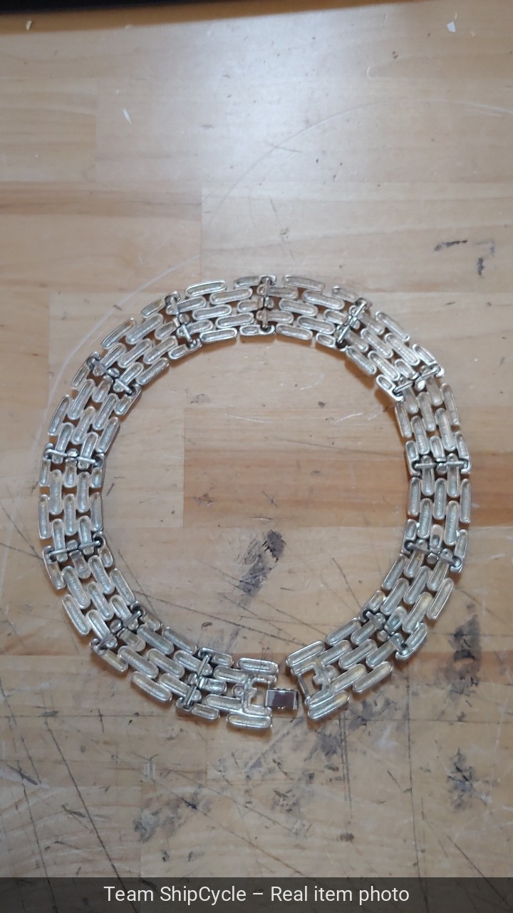 VINTAGE GIVENCHY YORK VASKET WOVEN WEAVE DESIGN NECKLCE BRACELET CLIP G2U