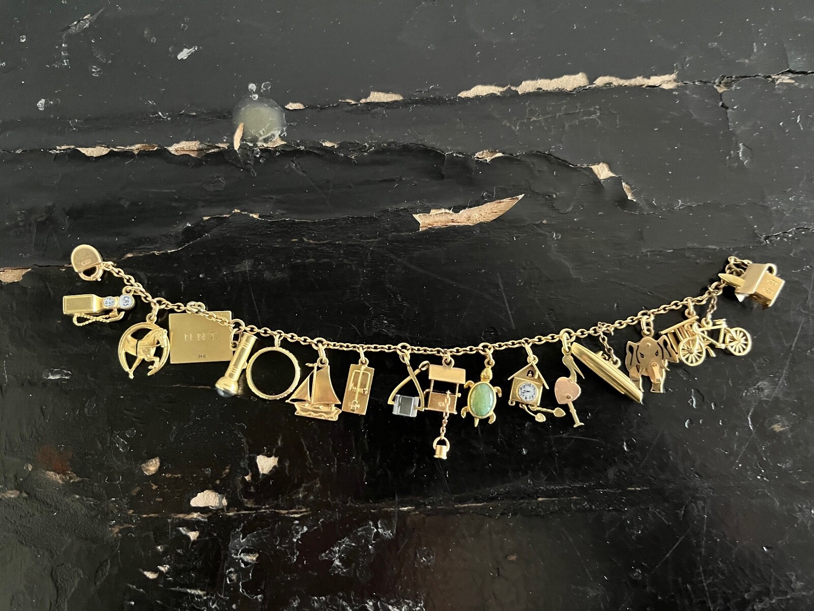 Nannette’s Unparalleled Trio of Charm Bracelets 1920-30’s — none better
