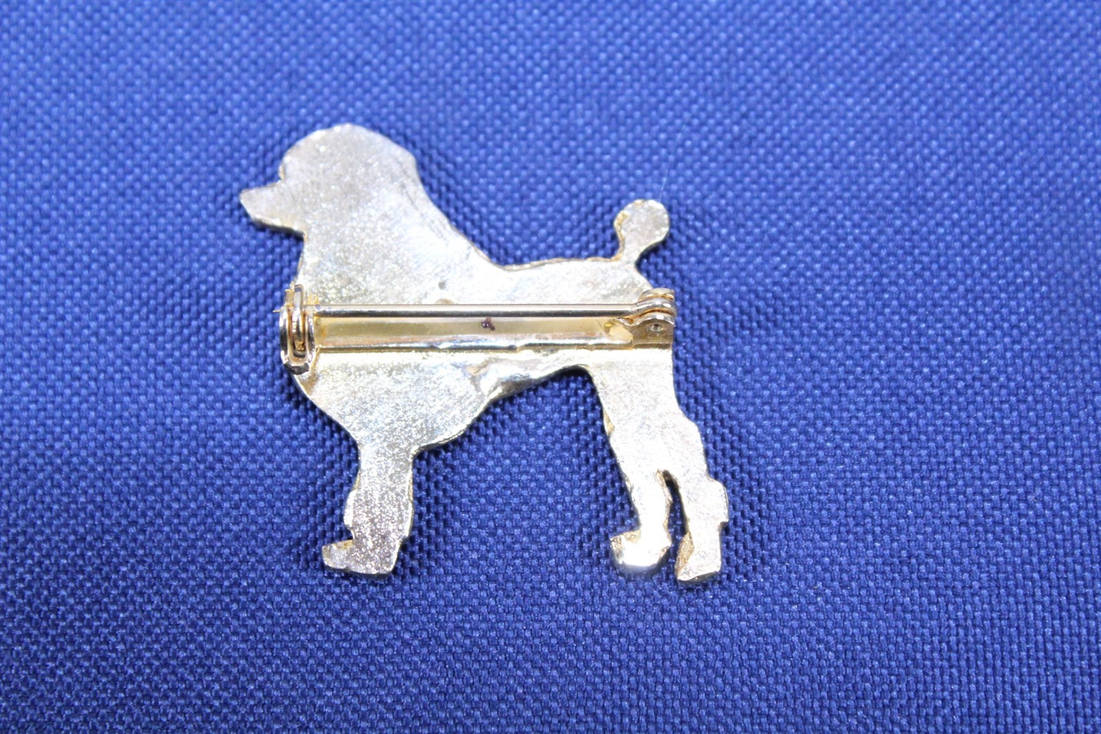Poodle Pin Gold-tone Alloy 1 1/4″ x 1 1/4″ Vintage
