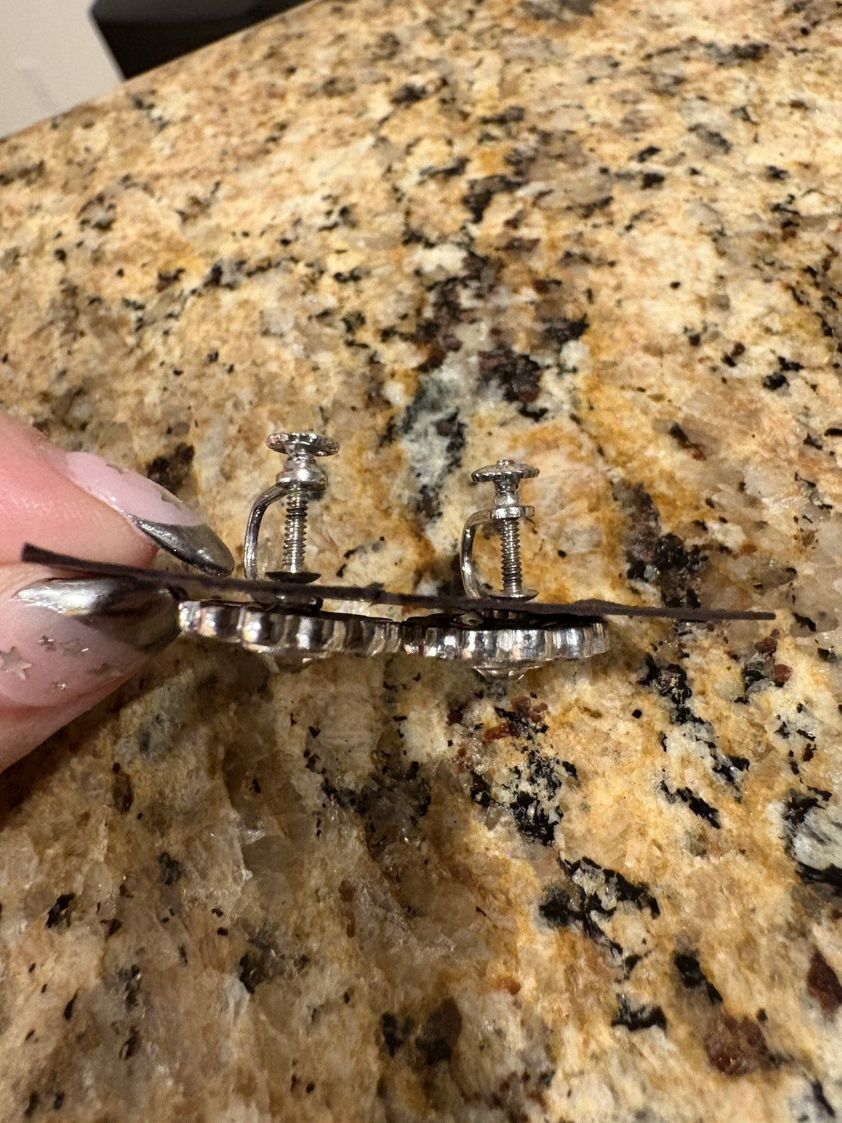 Vintage screwback earrings