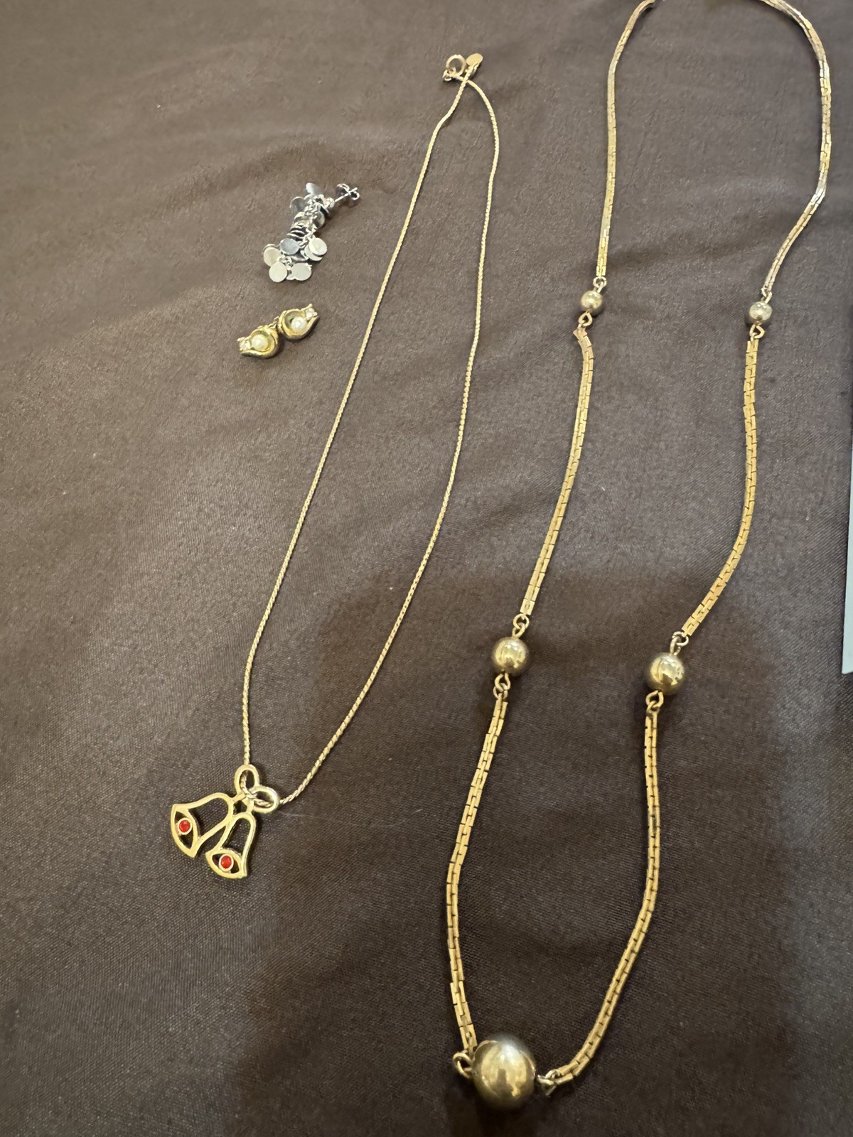 Vintage Avon Sparkle Tennis Bracelet Watch lot of 3 + Avon necklaces -earrings