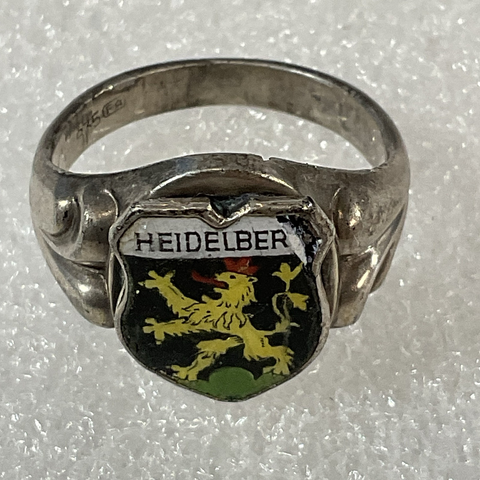 Heidelberg Germany 835 Silver Ring US Size 6 Worn GnuFashion