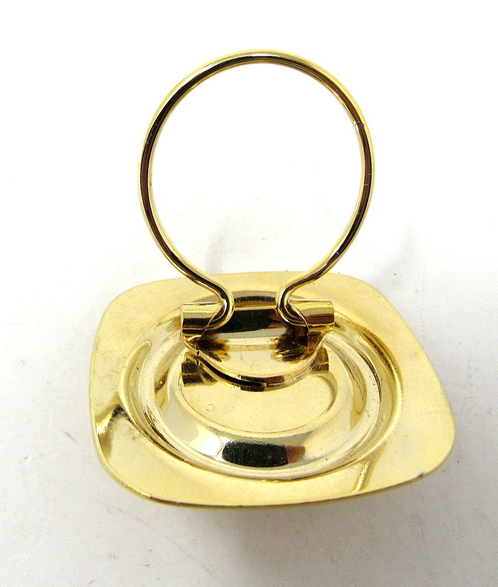 Scarf Holder Clip Large Pearl Gold Tone Slide Dressy 1 1/2 inch US Seller TT