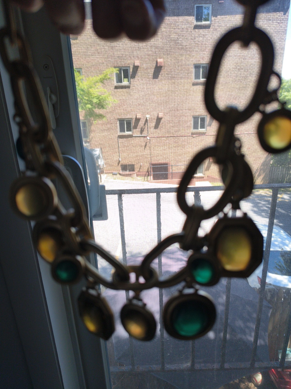VINTAGE SIGNED NUMBERED YVES ST. LAURENT GRIPOIX GOLD TONE NECKLACE GOOSSENS