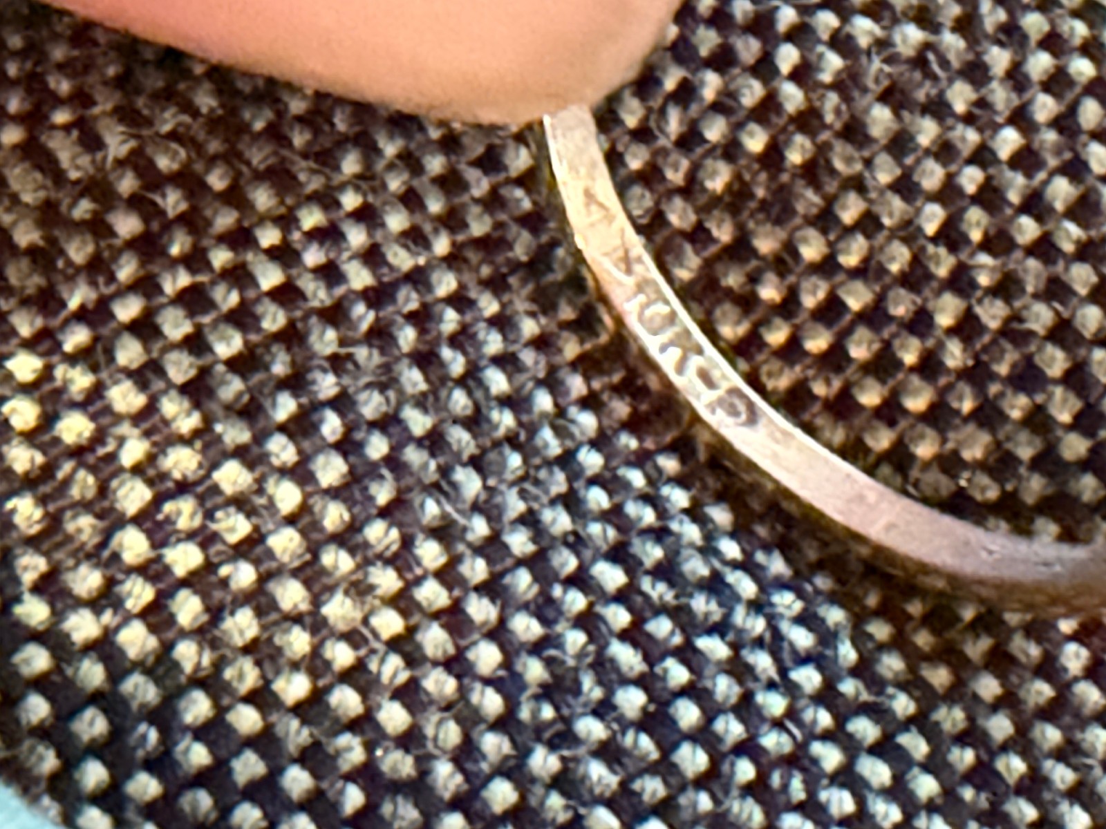 Antique Kidde Kraft Solid 10KT Size 3 Ring Rose Cut Diamond NOS NOI 0.6 grams