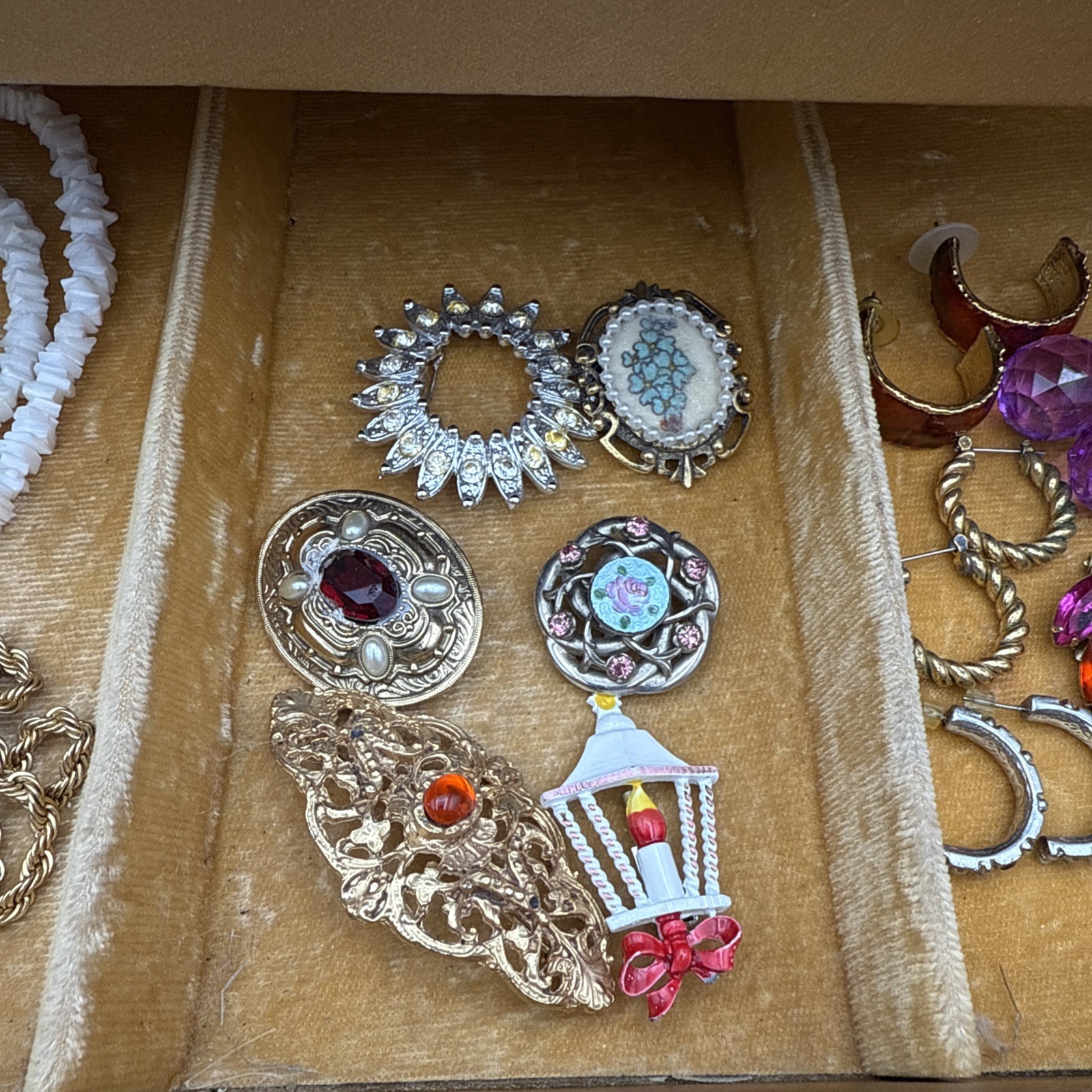 Massive Lady Buxton Filled With Vintage Jewelry READ