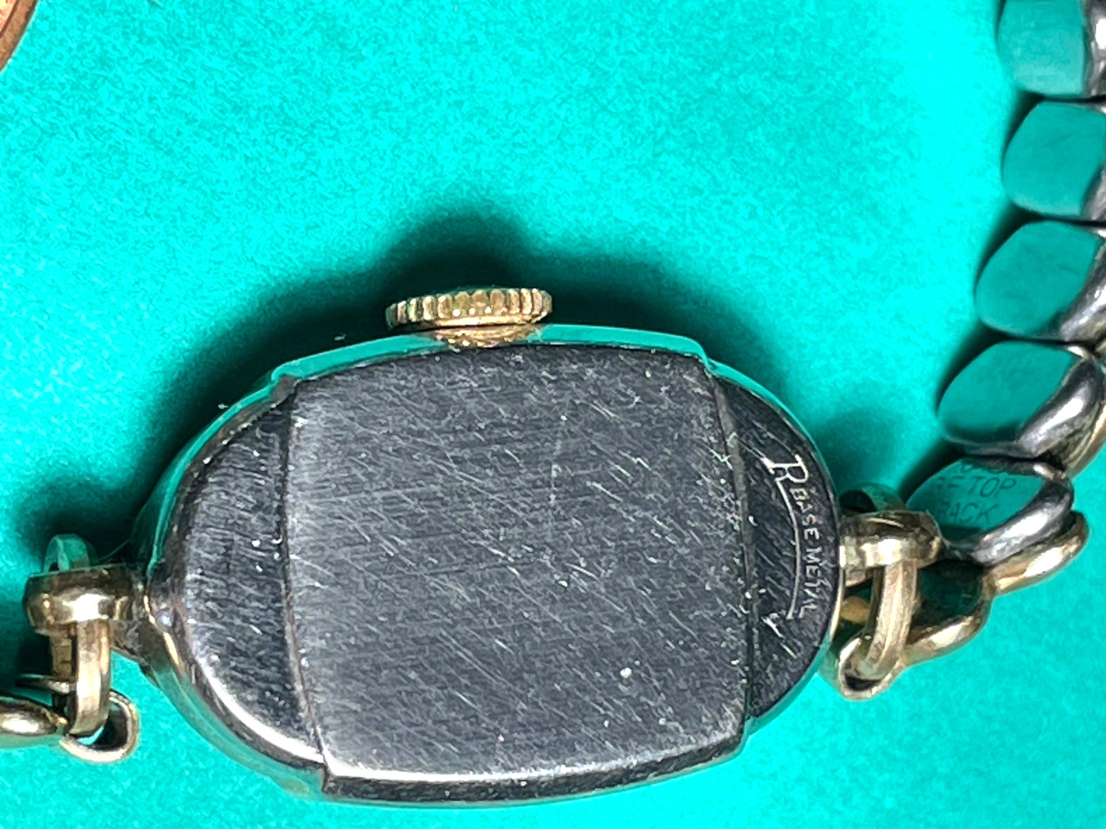 Ladies Elgin Wrist Watch windup working watch 10k gold filled band