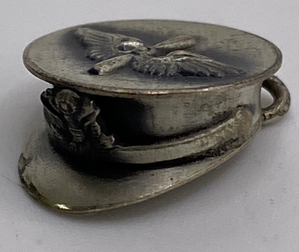 Vintage Sterling Silver United States Army Air Corps Hat/Cap Charm 1.3g