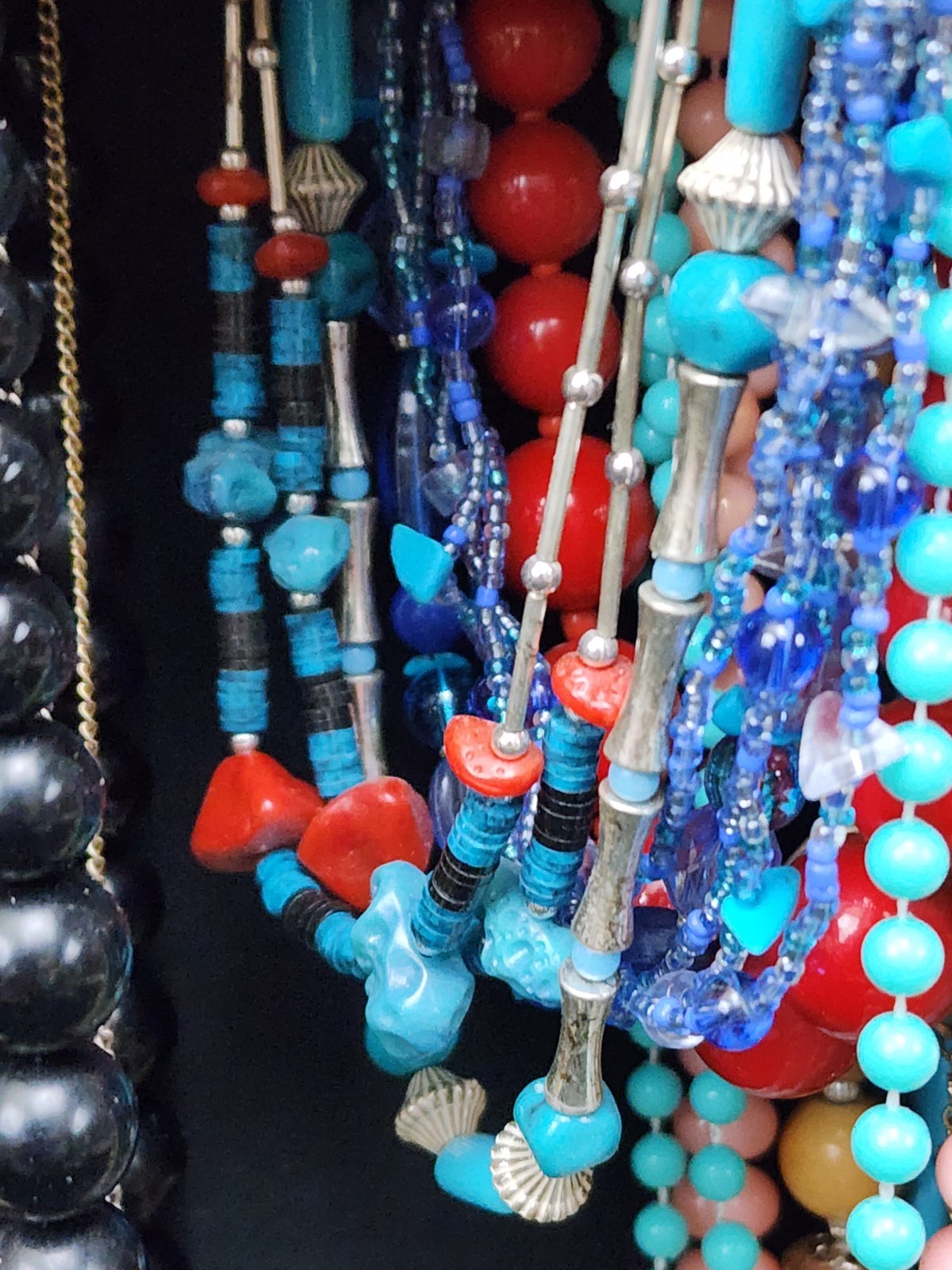 Estate Vintage Costume Jewelry Large Lot 6 LBS Over 100 Necklaces Retro
