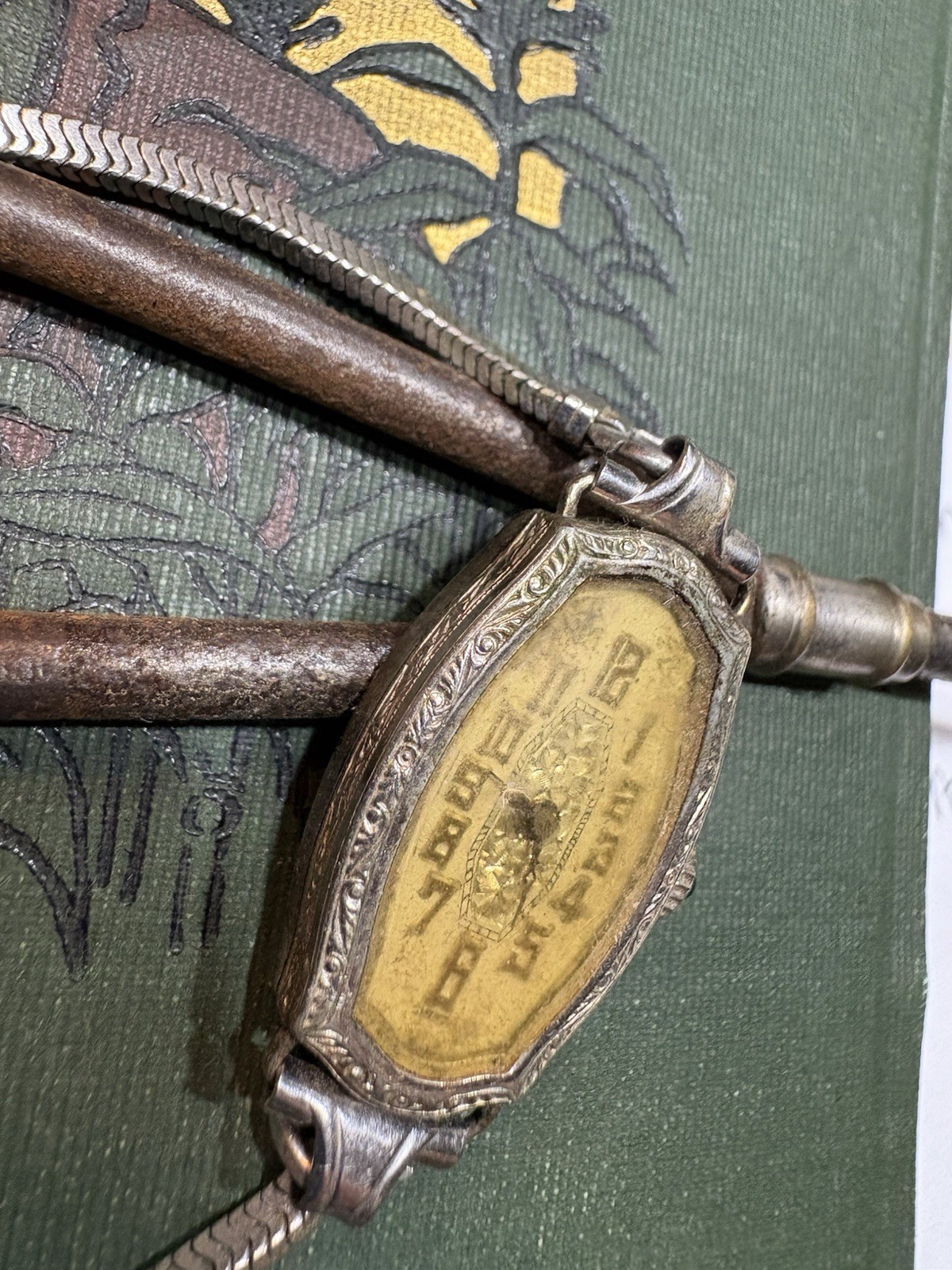 Antique ART DECO Ladies Wrist Watch FONTAIN WATCH CO. non Working
