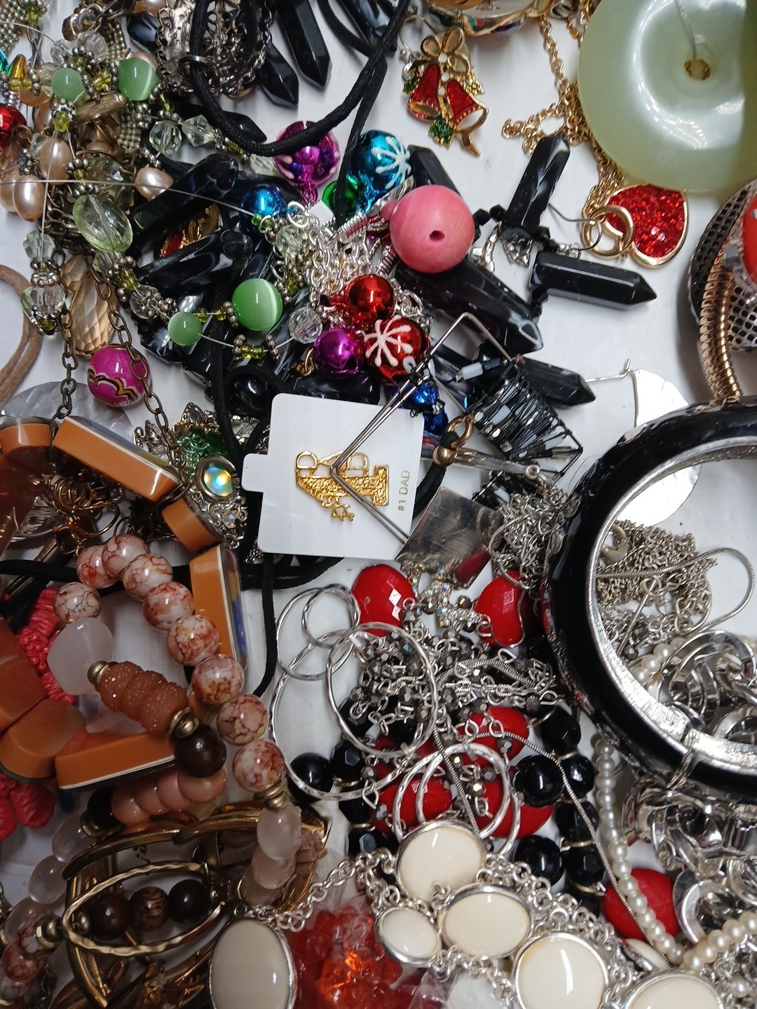 5Lbs Wearable Vintage Jewelry Huge lot Costume And More Unsearched Tangled