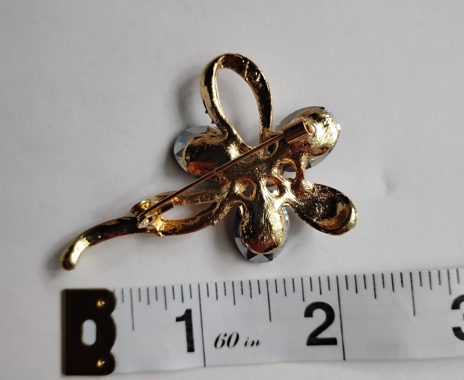 Black Emo Flower Brooch | Sparkling Goth Jewelry | High End Classy Dark…