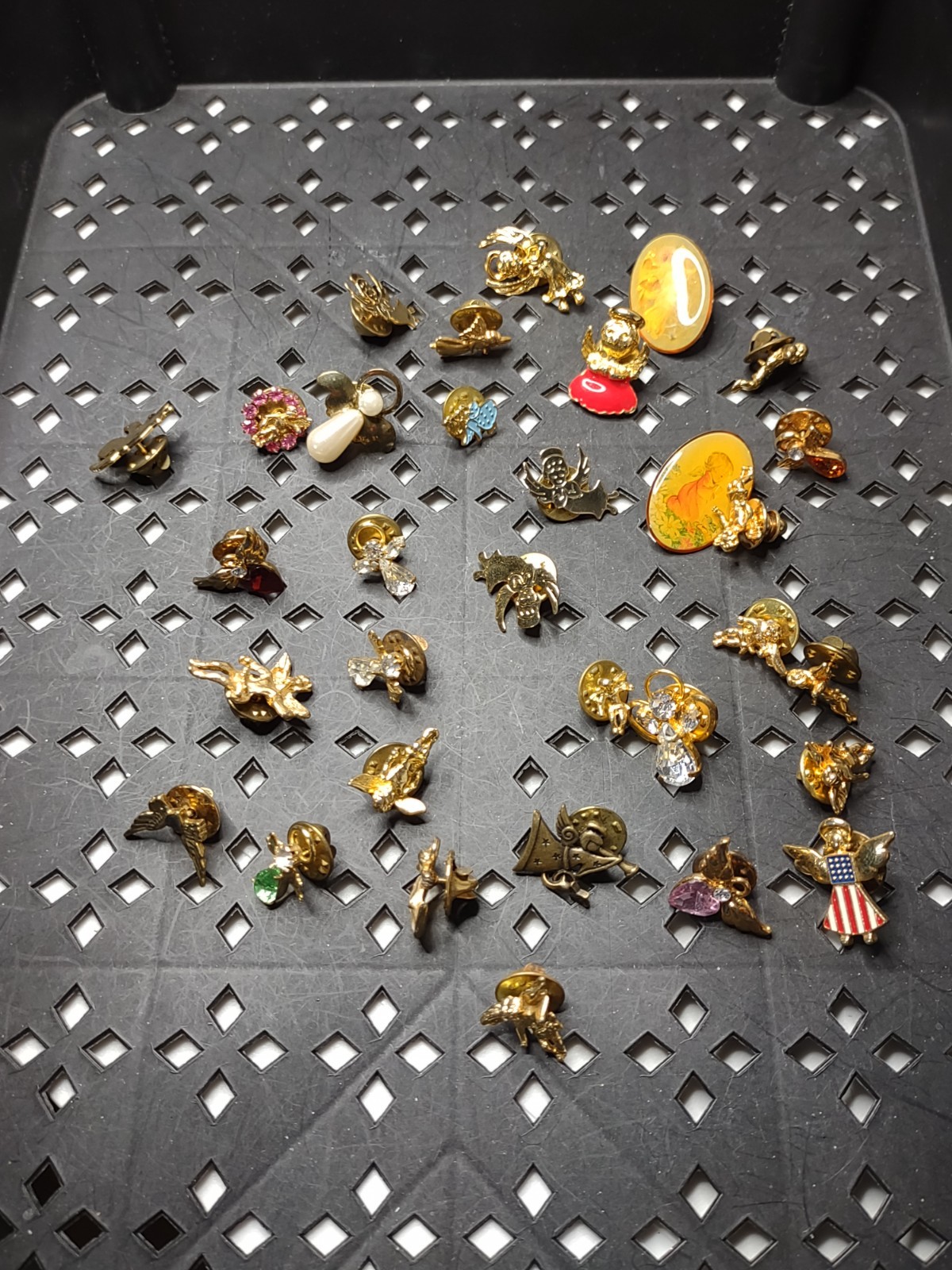 Lot Of Angel / Cherub Themed Pins Angel Pin Lot FTPAG