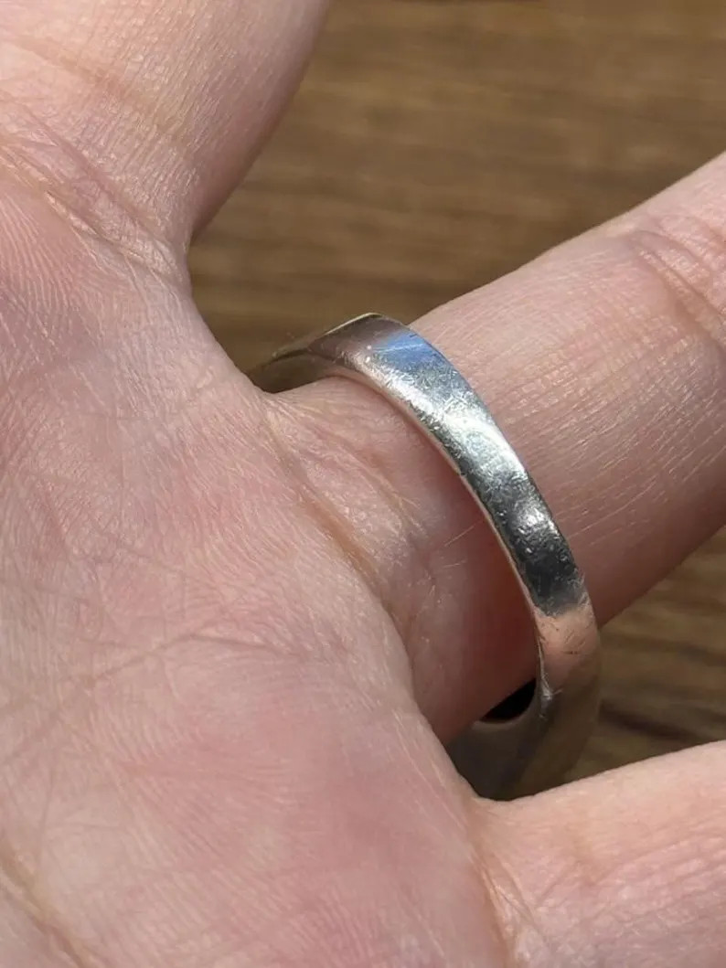 vintage artisan ring sterling silver 925