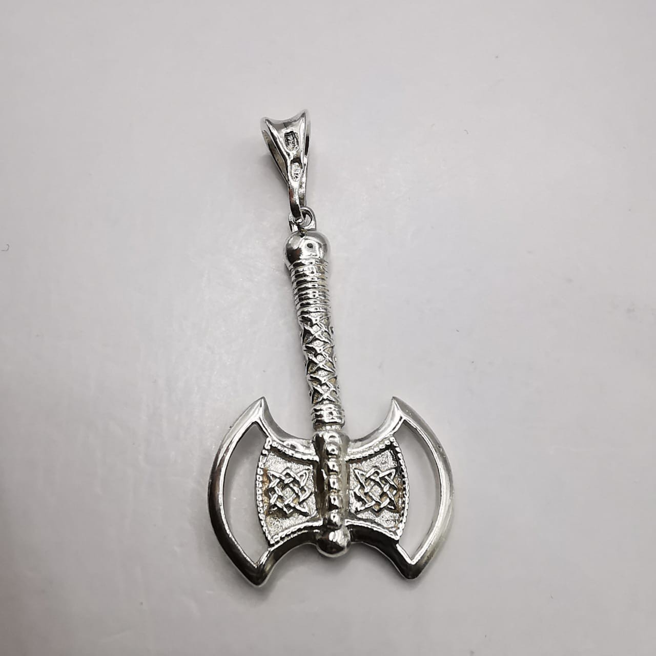 Vintage Pendant “Perun’s Axe ” made of 925 silver,sample,handmade, 4,23g