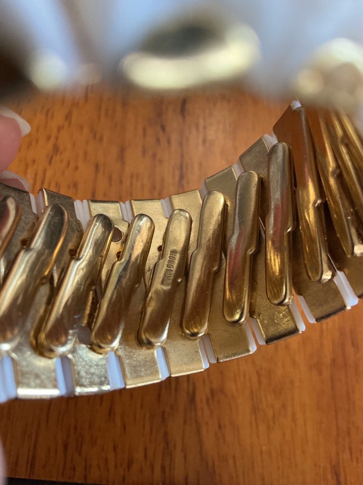 Vintage Hong Kong White Bracelet
