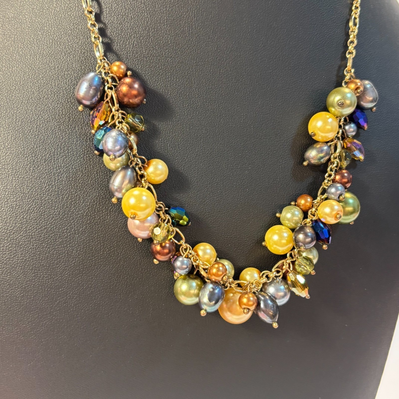 Pearl Necklace Vintage Colorful Clusters Premier Designs