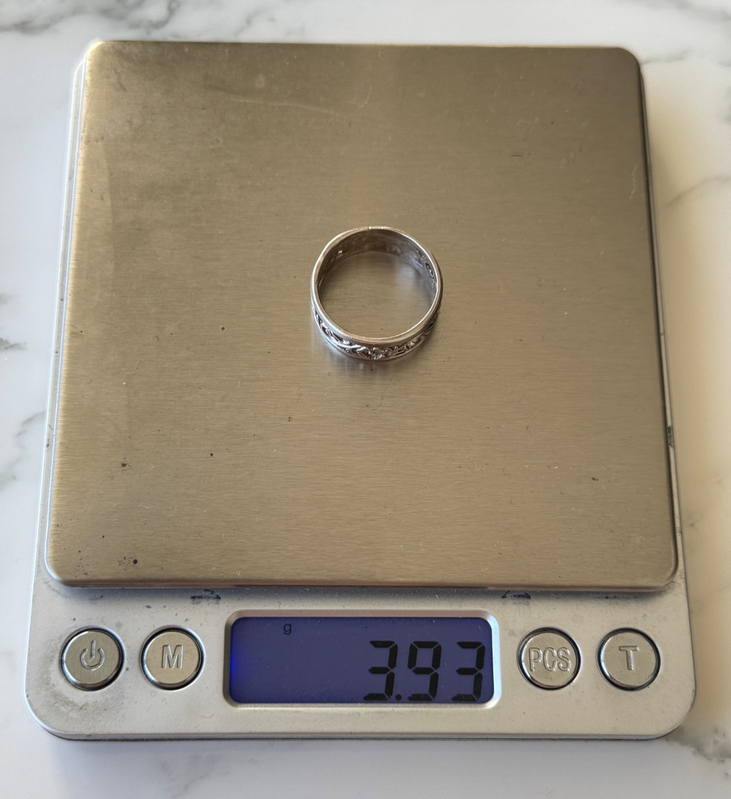 Vintage USSR Ring Silver 916 Size 9 / 19 Soviet Jewelry