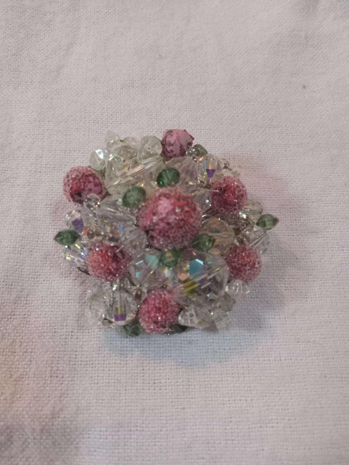 Vintage 1960’s Floral Parure Signed Vendome. This Is A Set of 5 Pieces. As Shown