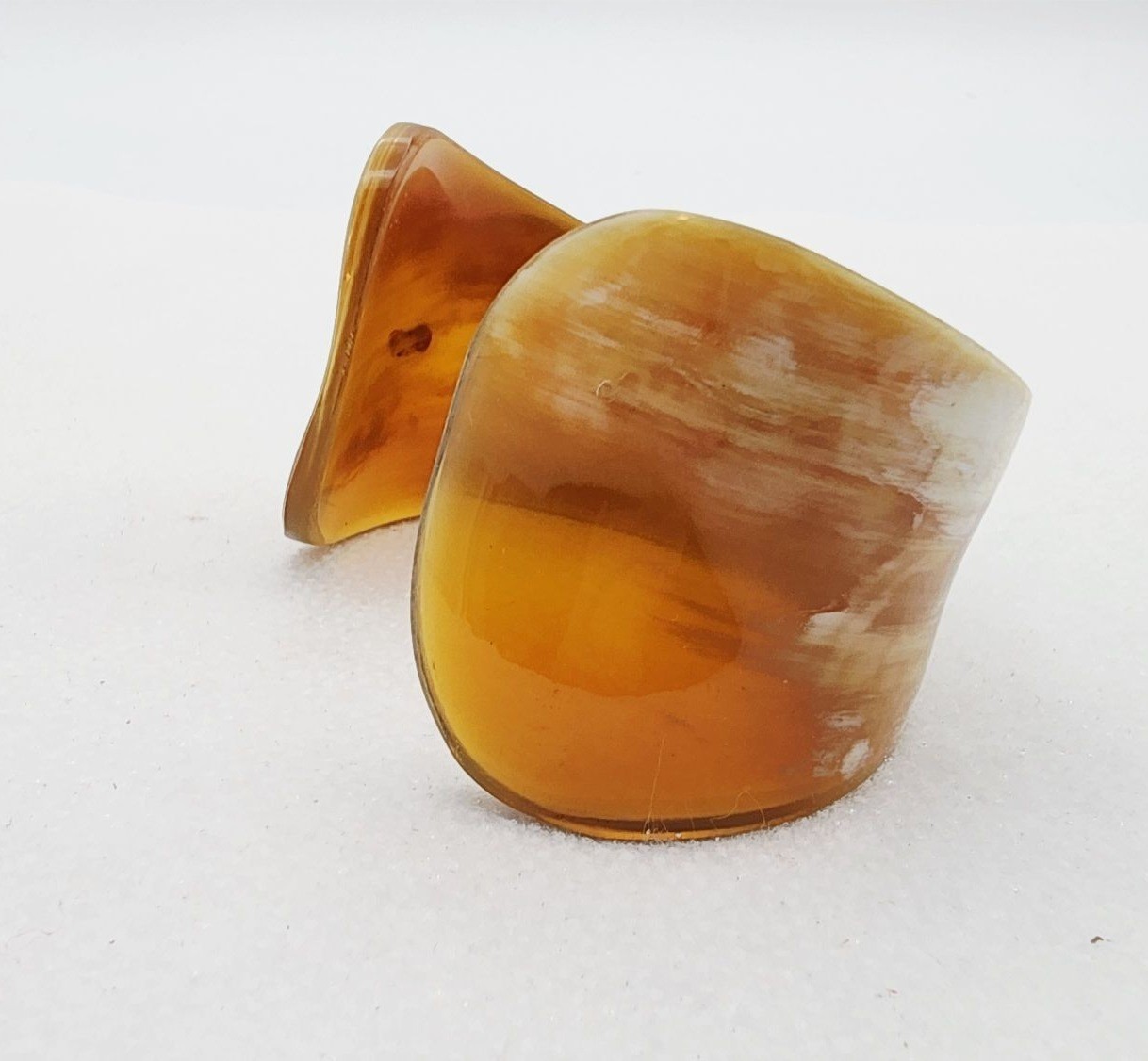 Vintage marble look acrylic resin cuff bracelet