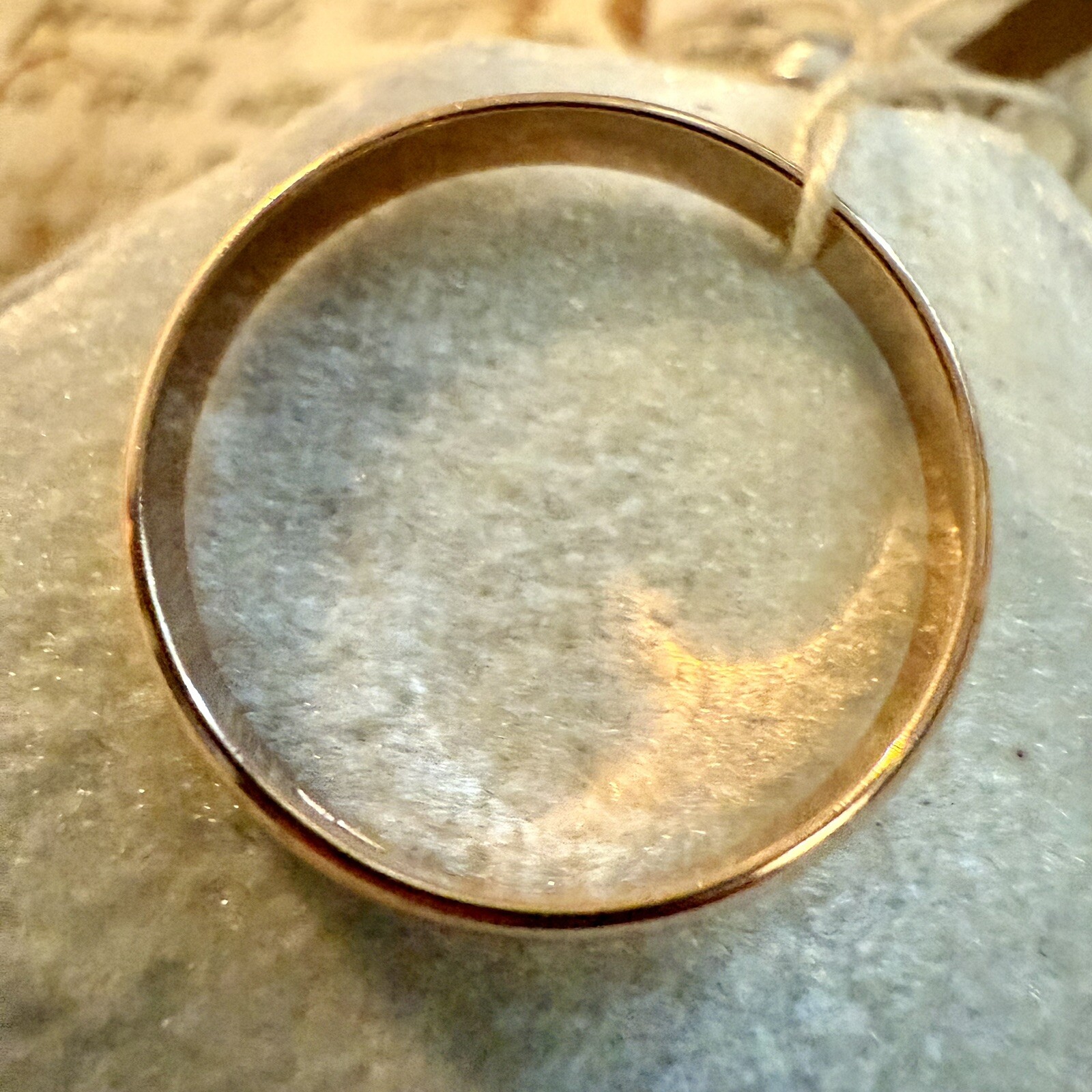 Size 10.5 – Vintage 585 14K Rose Gold Ring – East European – USSR Era. #1531