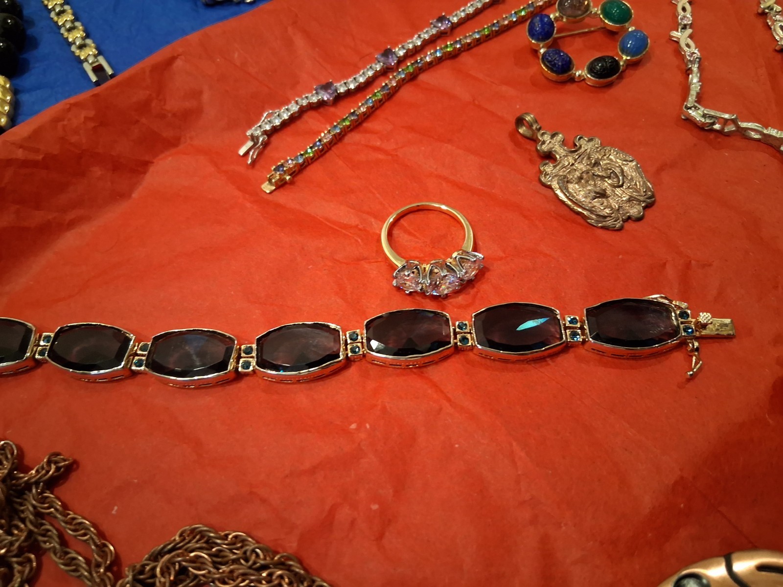 Vintage Jewelry. Monet, Napier, Coro, Givenchy, Joan Rivers, Ora, Bulova, Etc