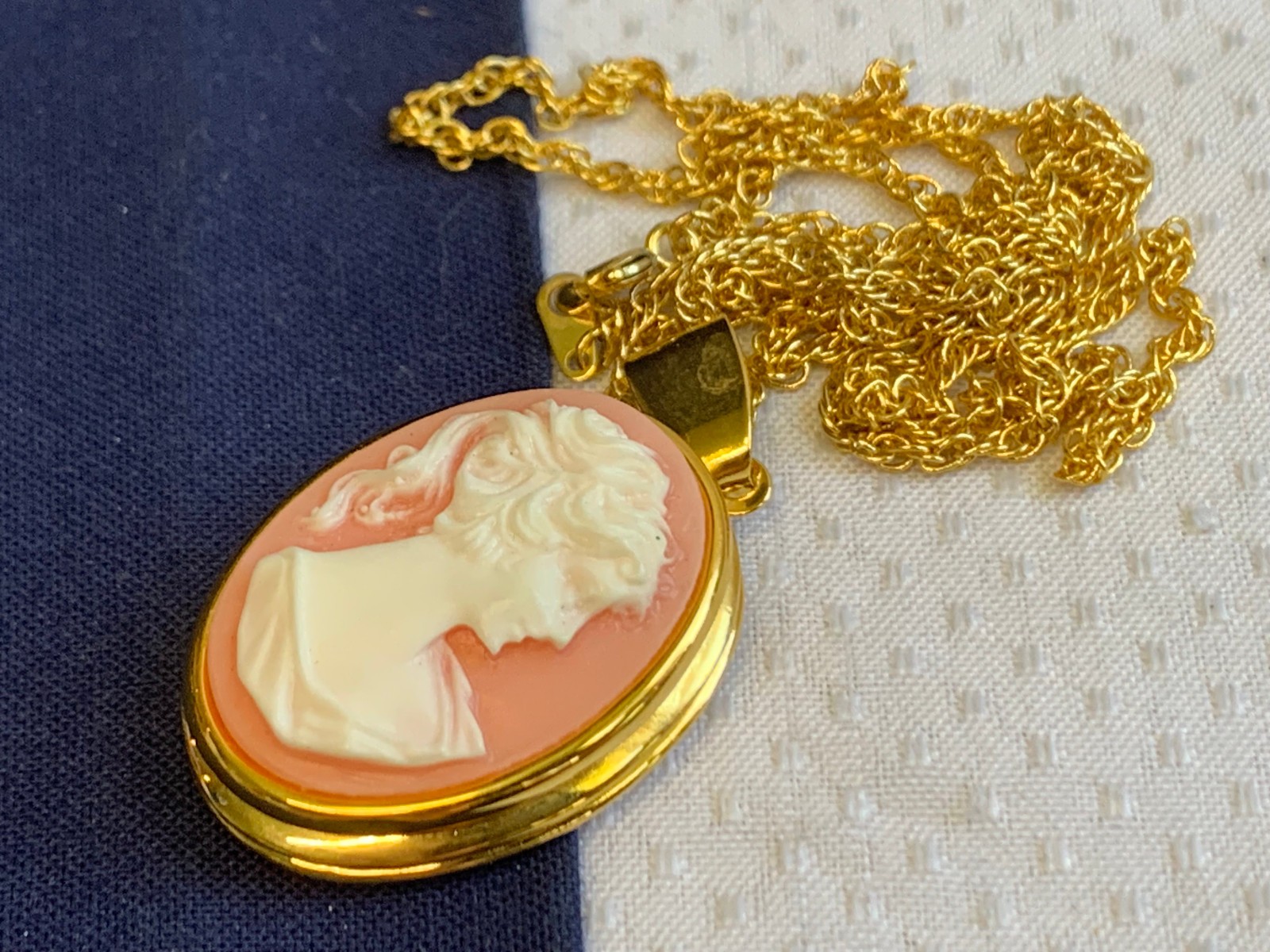 Vintage Cameo Jewelry Lot Lockets Choker Earrings Necklaces Brooches Pins