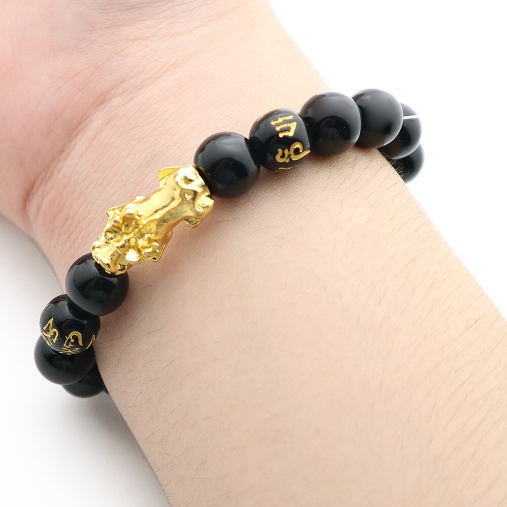Popular Feng Shui Obsidian Pixiu Bracelet Suitable for Any Occasion,Unisex New