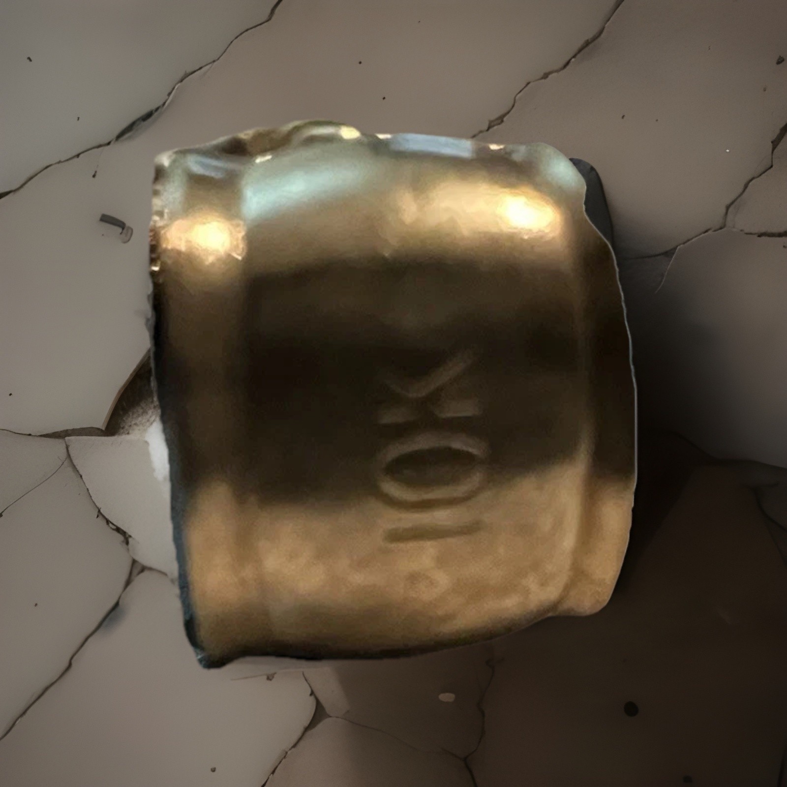 Vintage 90s 417/10k Solid Gold Pendant