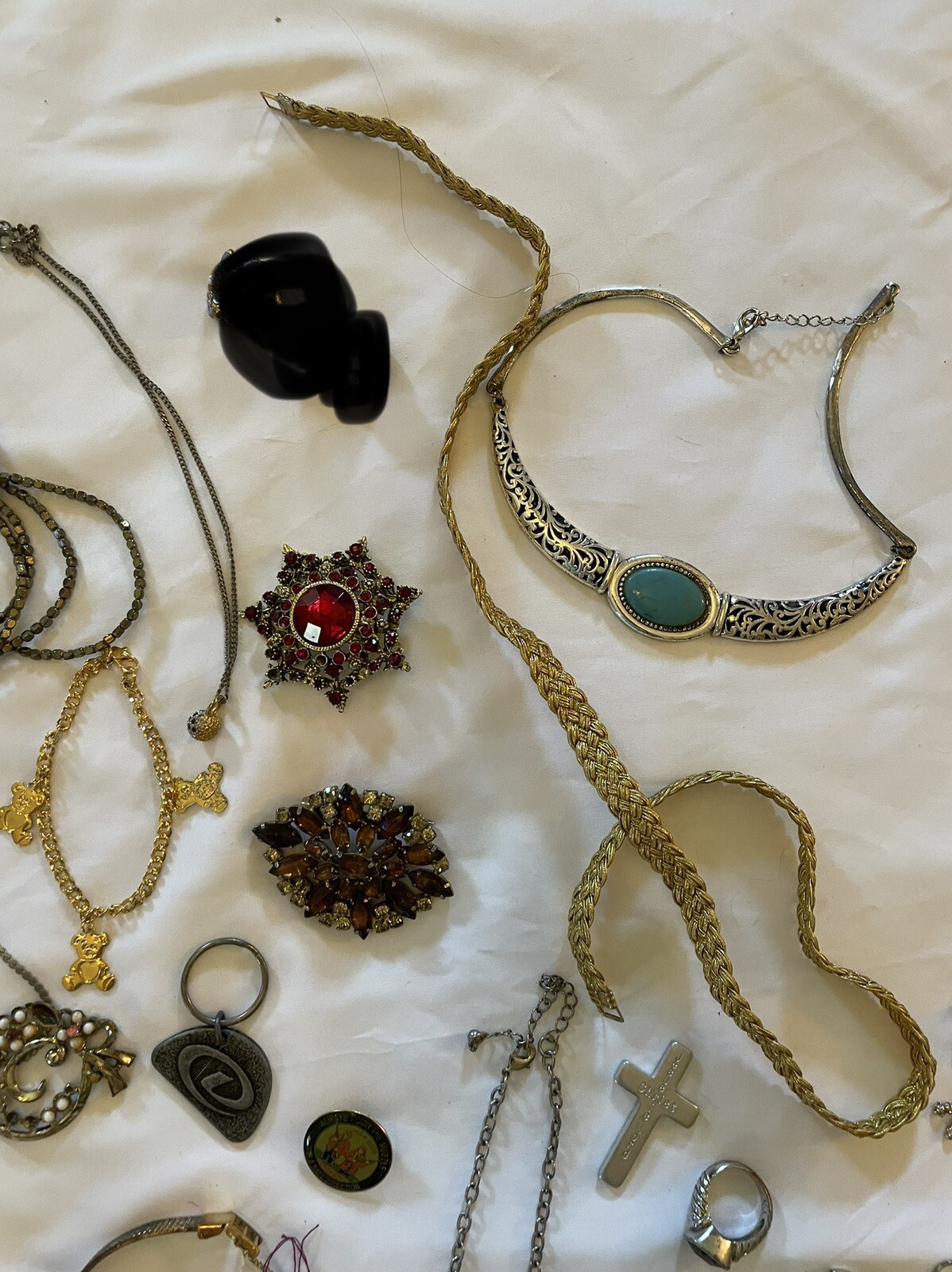 Jewelry Lot Huge Vintage to Now Junk Drawer Craft Repair Some Wear 100 PCs