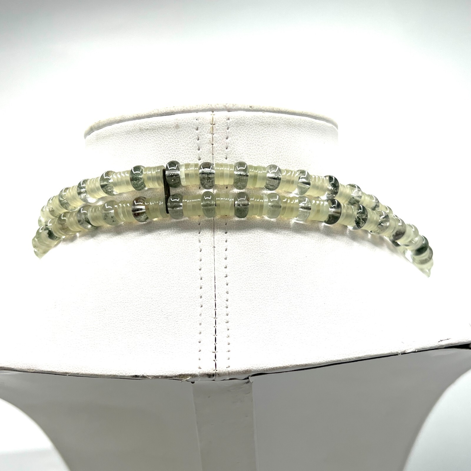 Daniele Cornaggia Designer Beaded Woven Choker Necklace – Assymetrical Statement